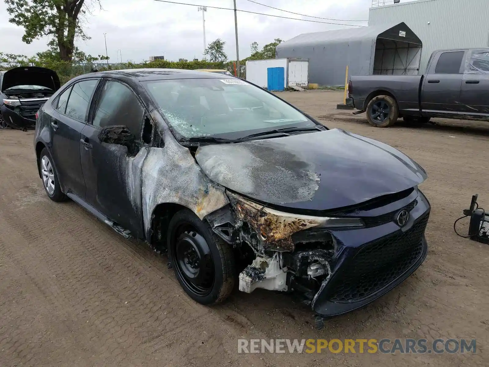 1 Photograph of a damaged car 5YFBPRBE1LP022116 TOYOTA COROLLA 2020