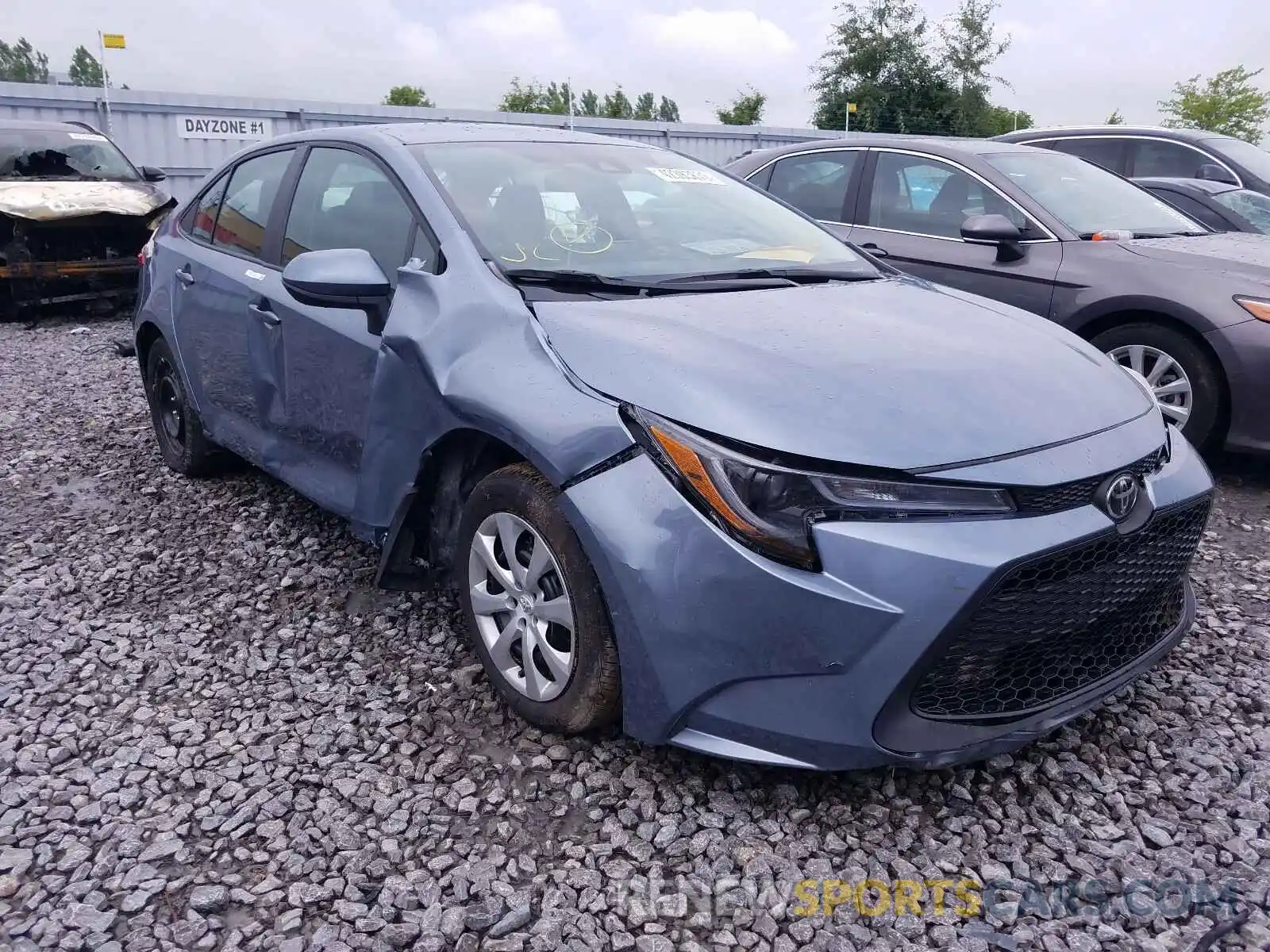 1 Photograph of a damaged car 5YFBPRBE1LP023542 TOYOTA COROLLA 2020