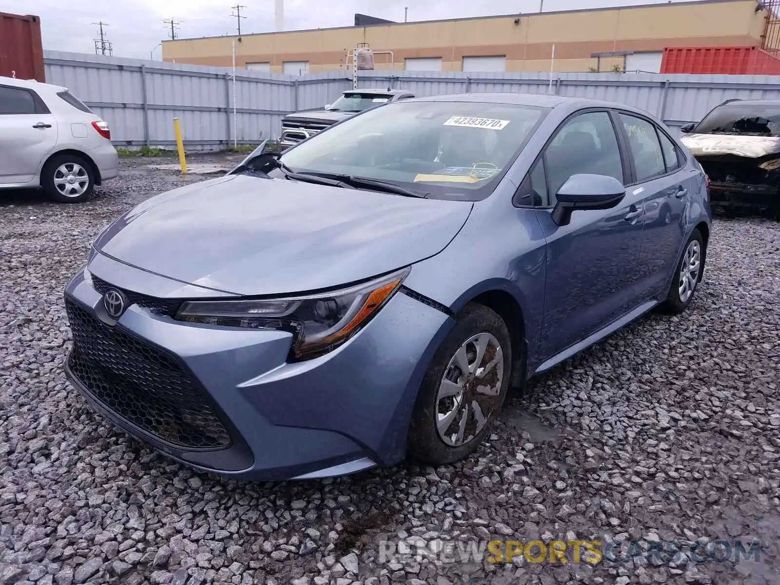 2 Photograph of a damaged car 5YFBPRBE1LP023542 TOYOTA COROLLA 2020