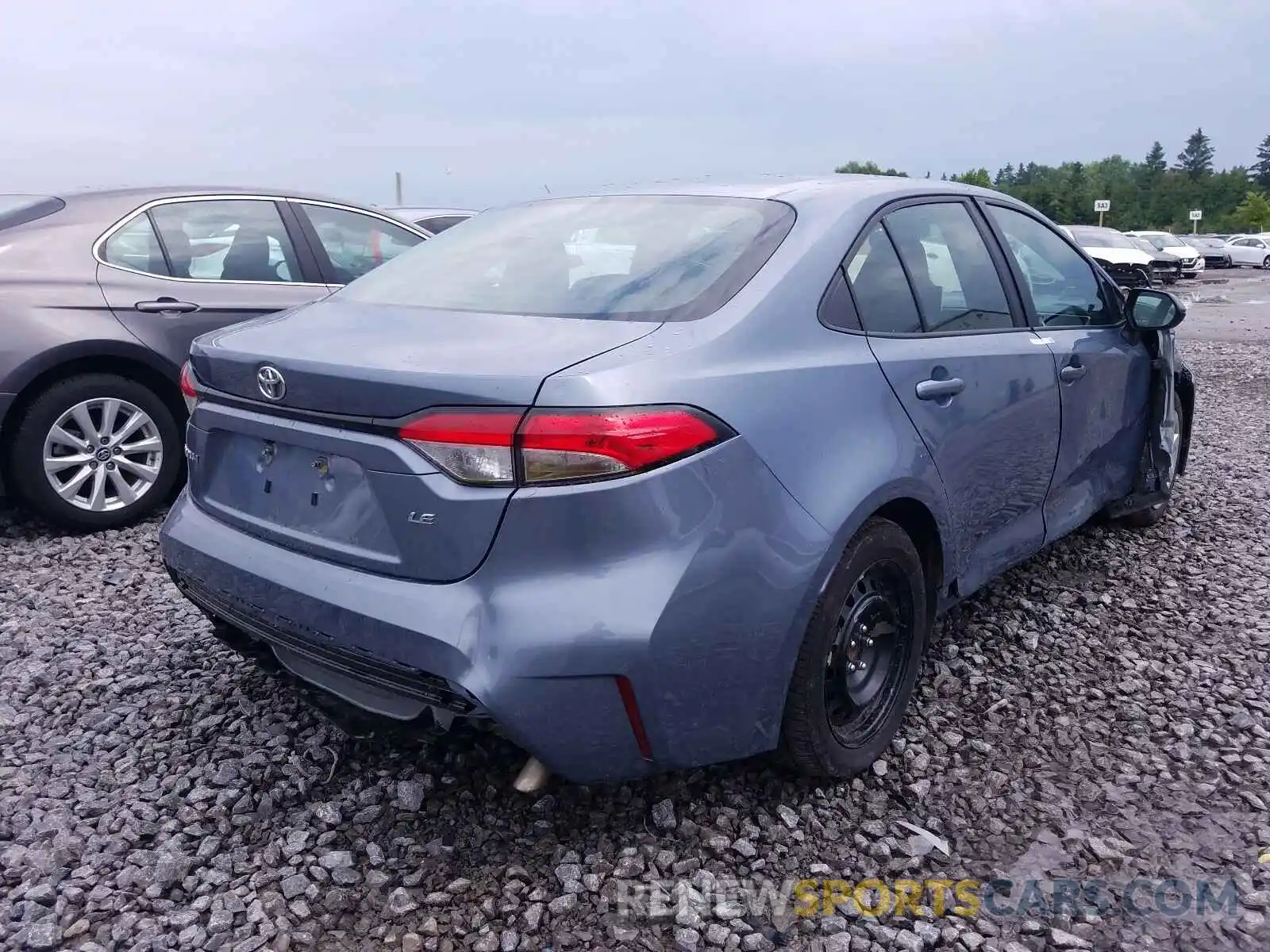 4 Photograph of a damaged car 5YFBPRBE1LP023542 TOYOTA COROLLA 2020