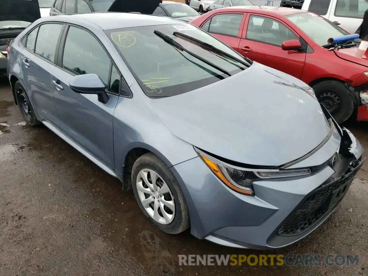 1 Photograph of a damaged car 5YFBPRBE1LP040227 TOYOTA COROLLA 2020