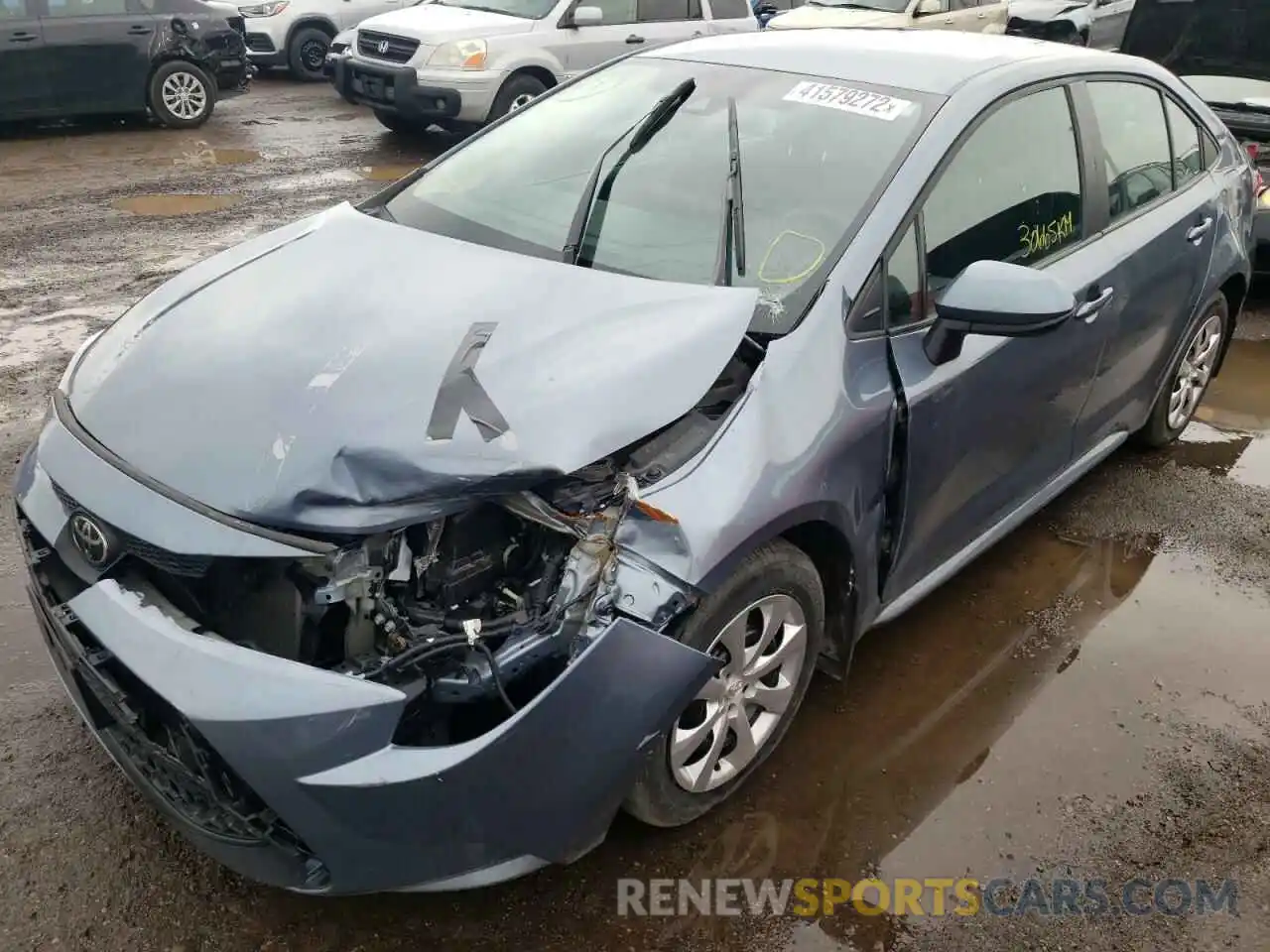 2 Photograph of a damaged car 5YFBPRBE1LP040227 TOYOTA COROLLA 2020