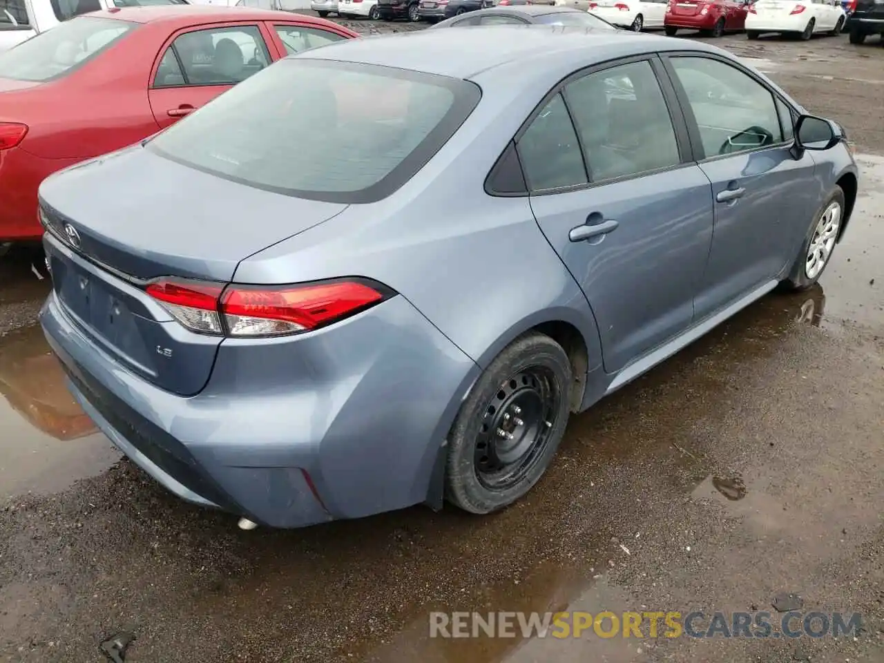 4 Photograph of a damaged car 5YFBPRBE1LP040227 TOYOTA COROLLA 2020