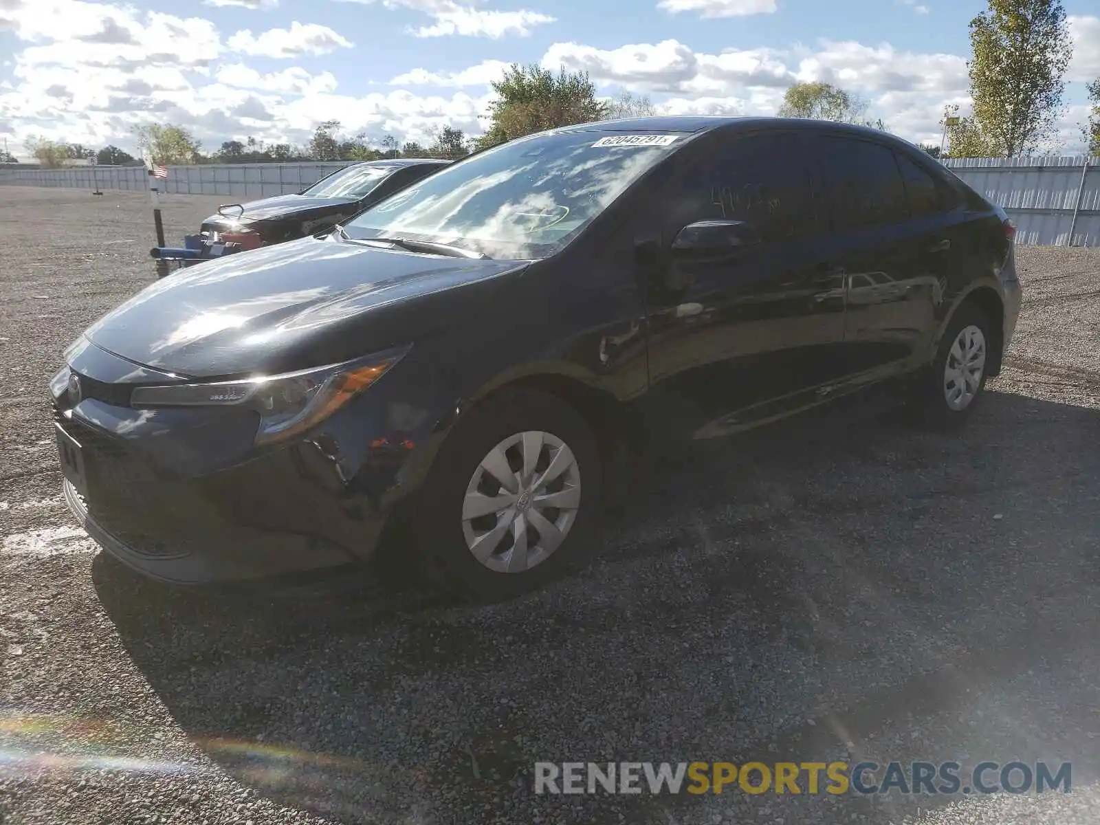 2 Photograph of a damaged car 5YFBPRBE1LP043905 TOYOTA COROLLA 2020