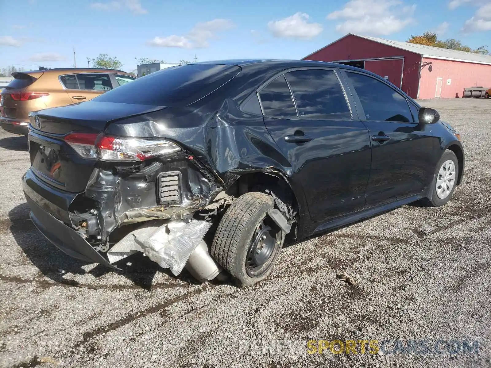 4 Photograph of a damaged car 5YFBPRBE1LP043905 TOYOTA COROLLA 2020