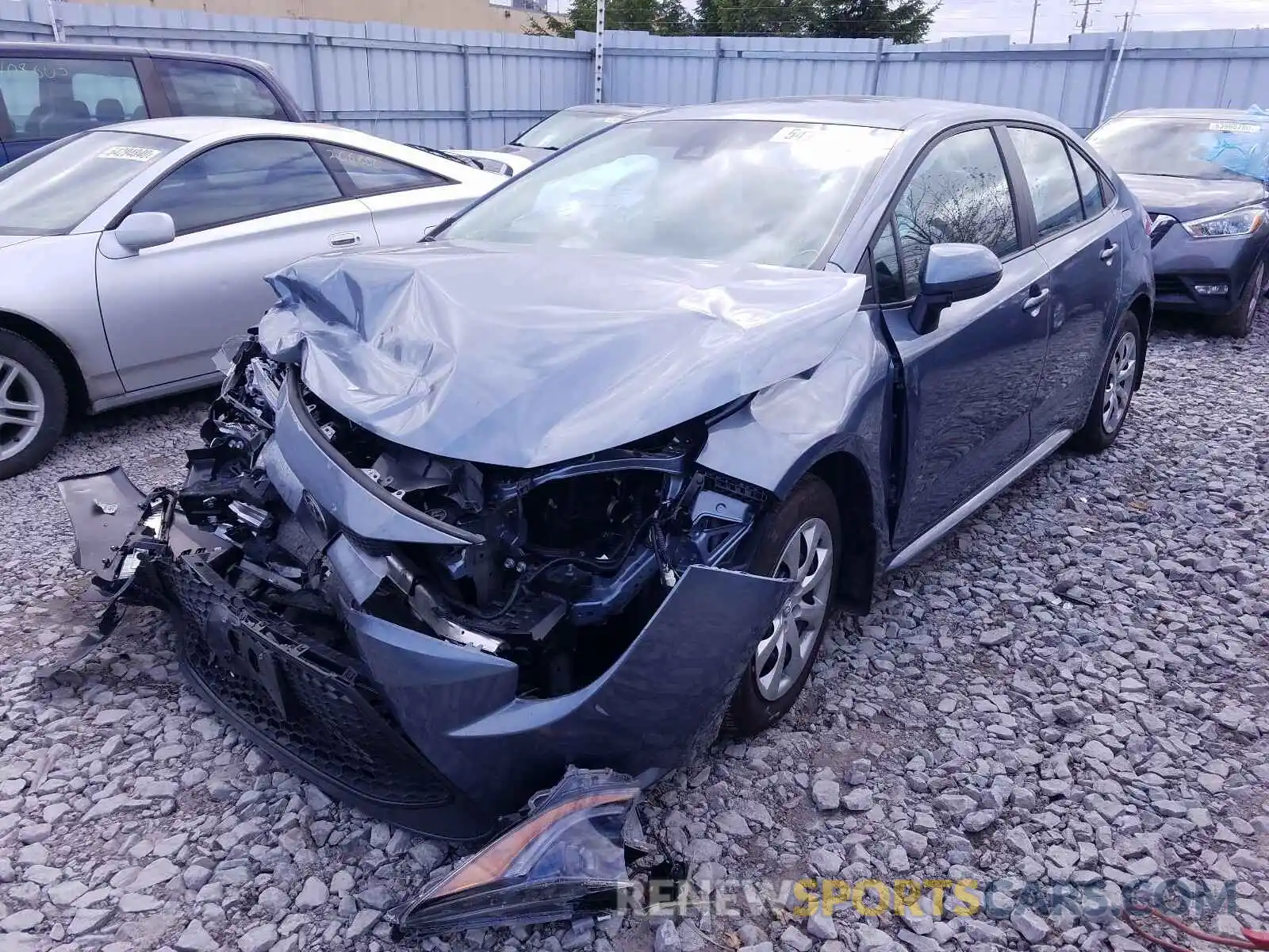 2 Photograph of a damaged car 5YFBPRBE1LP114780 TOYOTA COROLLA 2020