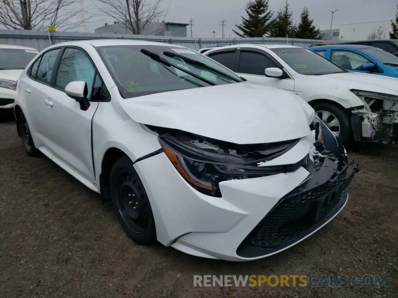 1 Photograph of a damaged car 5YFBPRBE1LP143003 TOYOTA COROLLA 2020