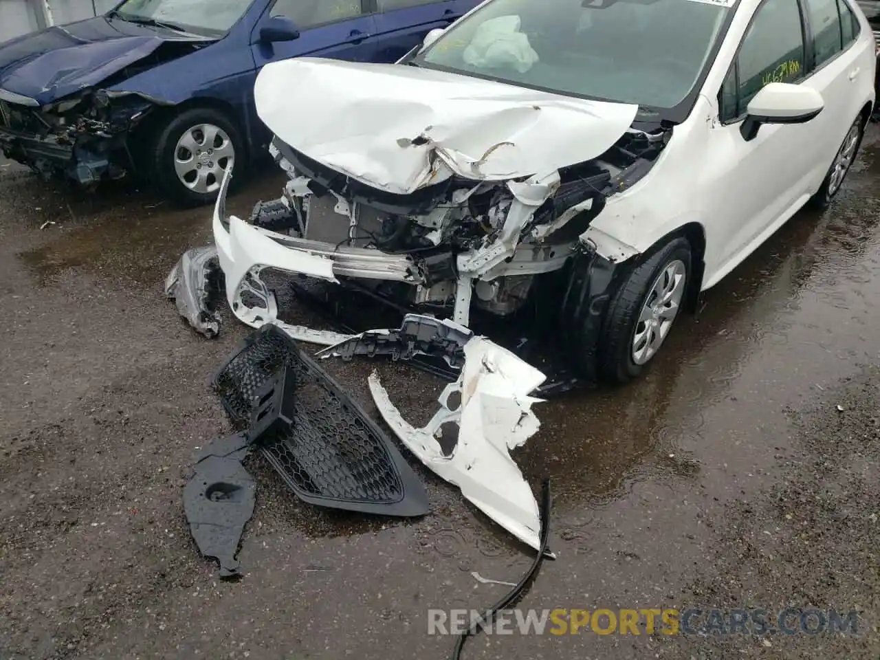 9 Photograph of a damaged car 5YFBPRBE2LP015353 TOYOTA COROLLA 2020