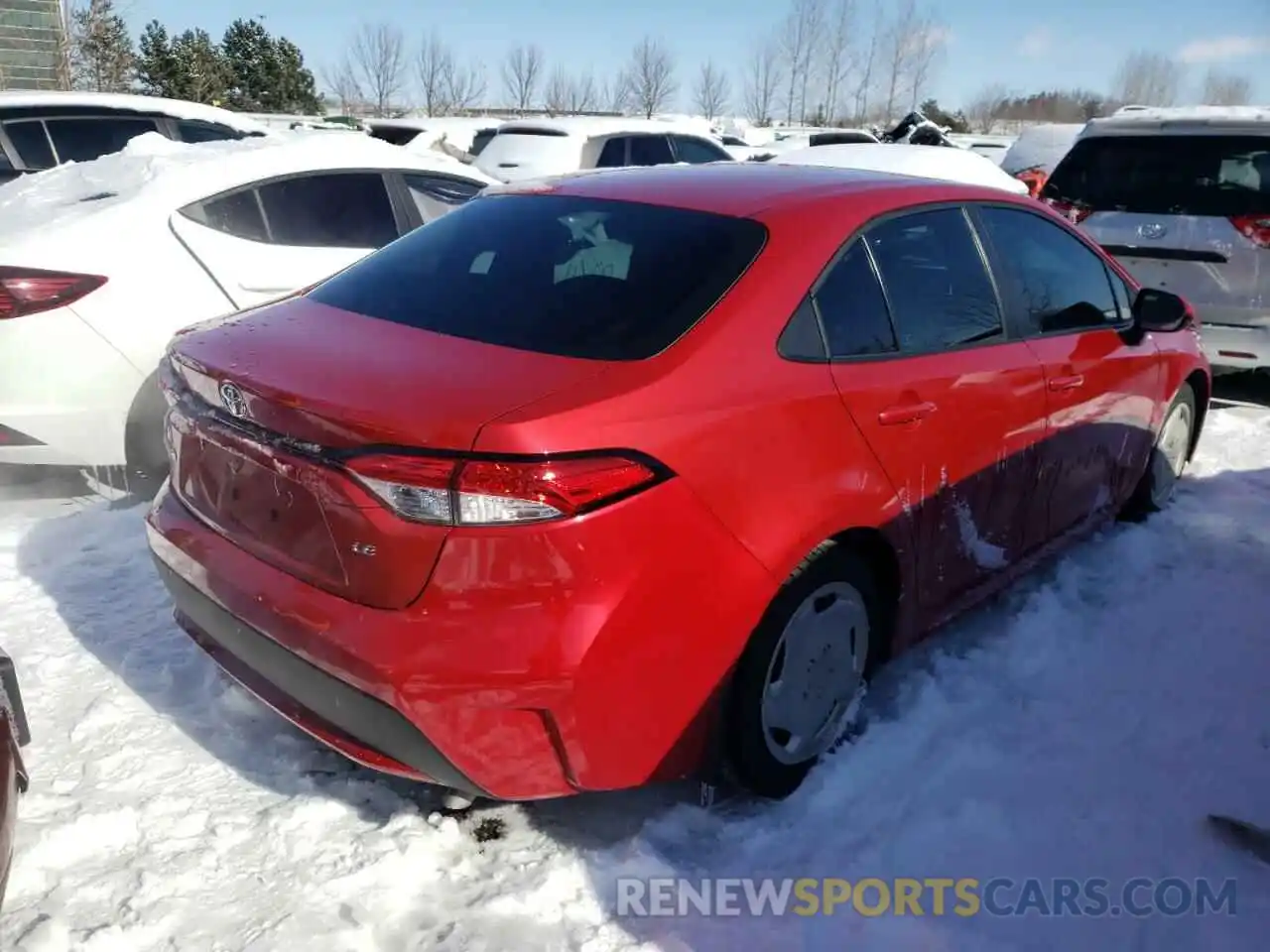 4 Photograph of a damaged car 5YFBPRBE2LP064830 TOYOTA COROLLA 2020