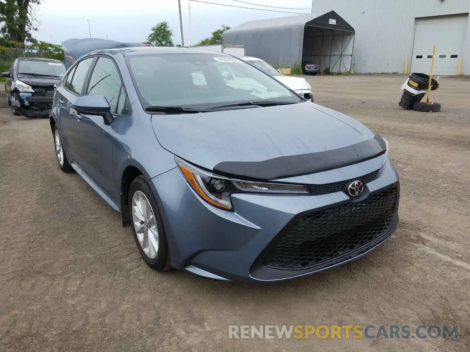 1 Photograph of a damaged car 5YFBPRBE2LP075732 TOYOTA COROLLA 2020