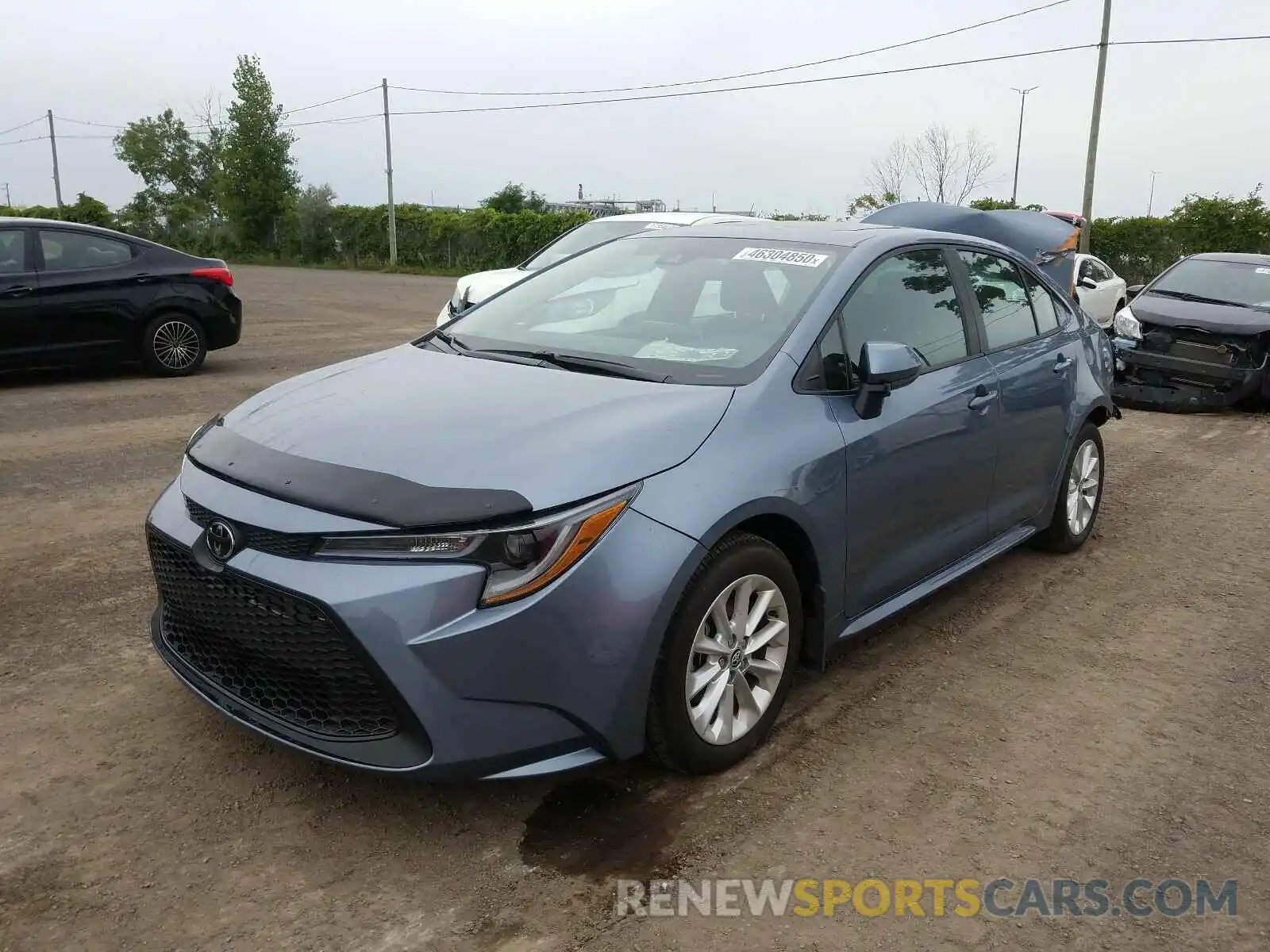 2 Photograph of a damaged car 5YFBPRBE2LP075732 TOYOTA COROLLA 2020