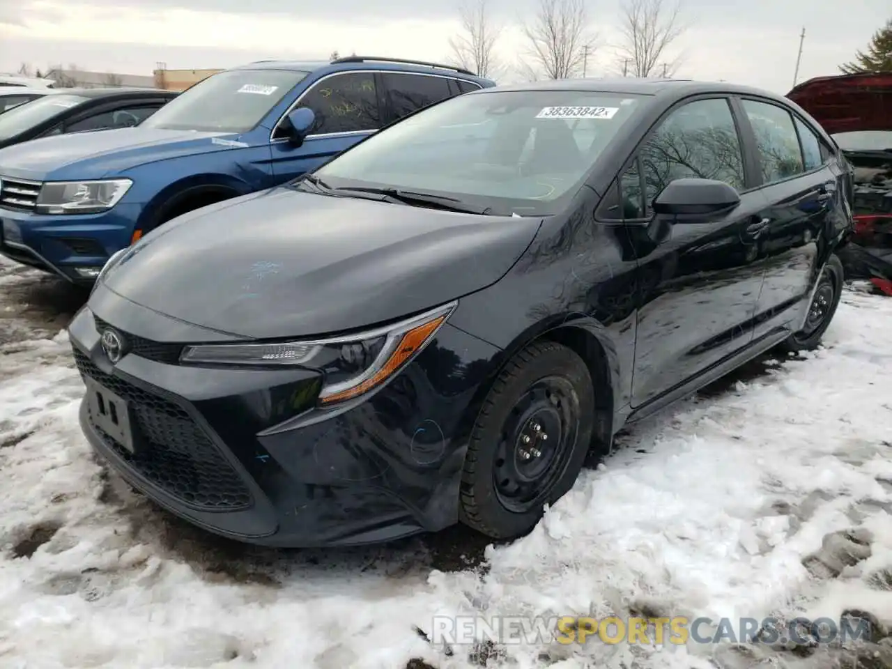 2 Photograph of a damaged car 5YFBPRBE2LP126436 TOYOTA COROLLA 2020