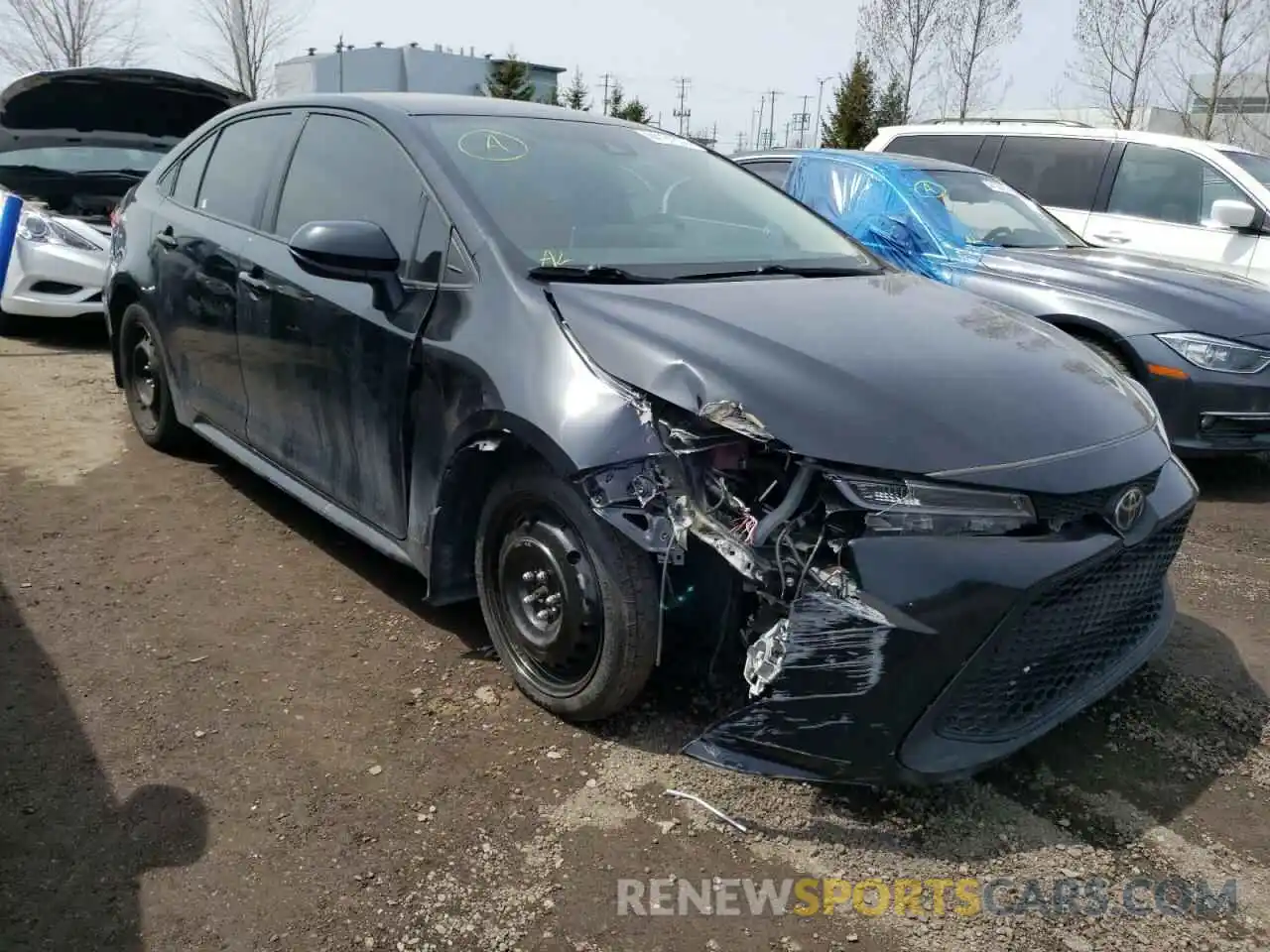 1 Photograph of a damaged car 5YFBPRBE3LP003258 TOYOTA COROLLA 2020