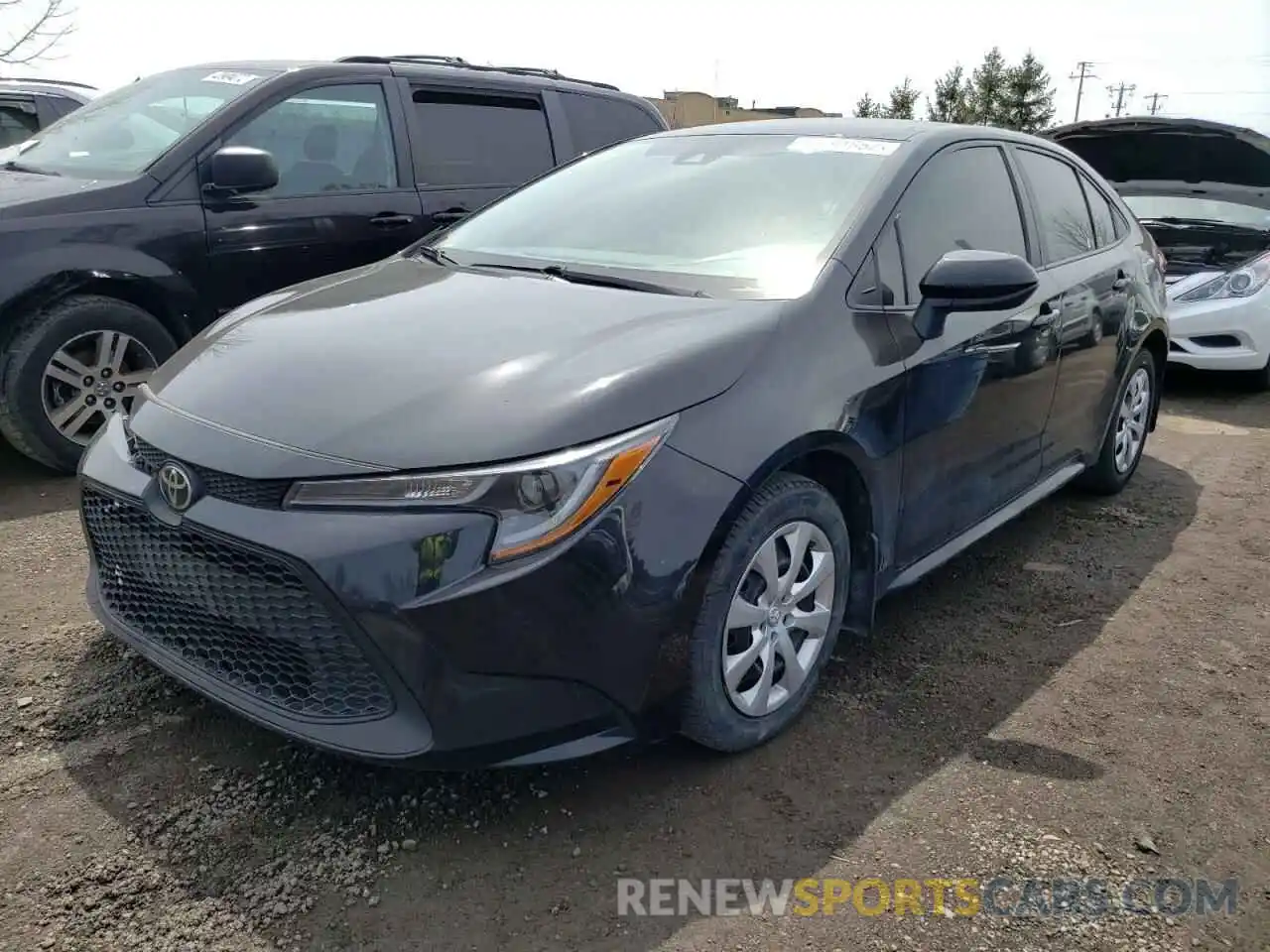 2 Photograph of a damaged car 5YFBPRBE3LP003258 TOYOTA COROLLA 2020