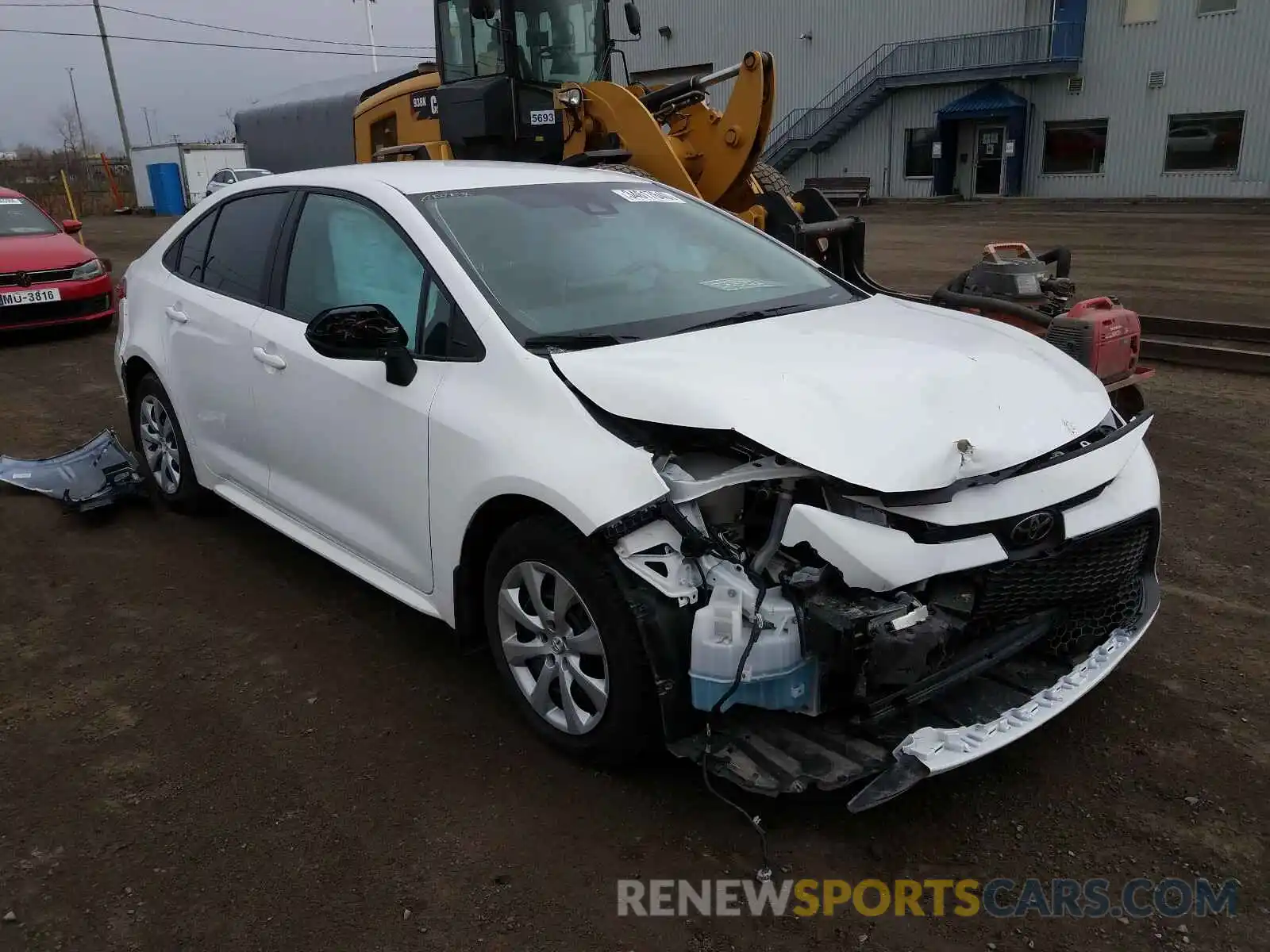 1 Photograph of a damaged car 5YFBPRBE3LP011411 TOYOTA COROLLA 2020