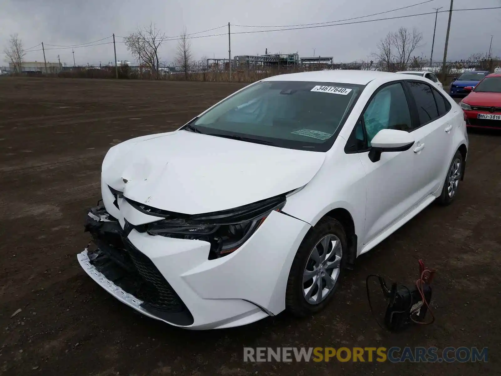 2 Photograph of a damaged car 5YFBPRBE3LP011411 TOYOTA COROLLA 2020