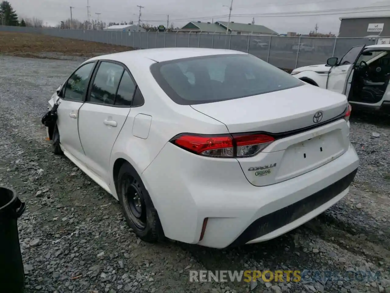 3 Photograph of a damaged car 5YFBPRBE3LP018309 TOYOTA COROLLA 2020