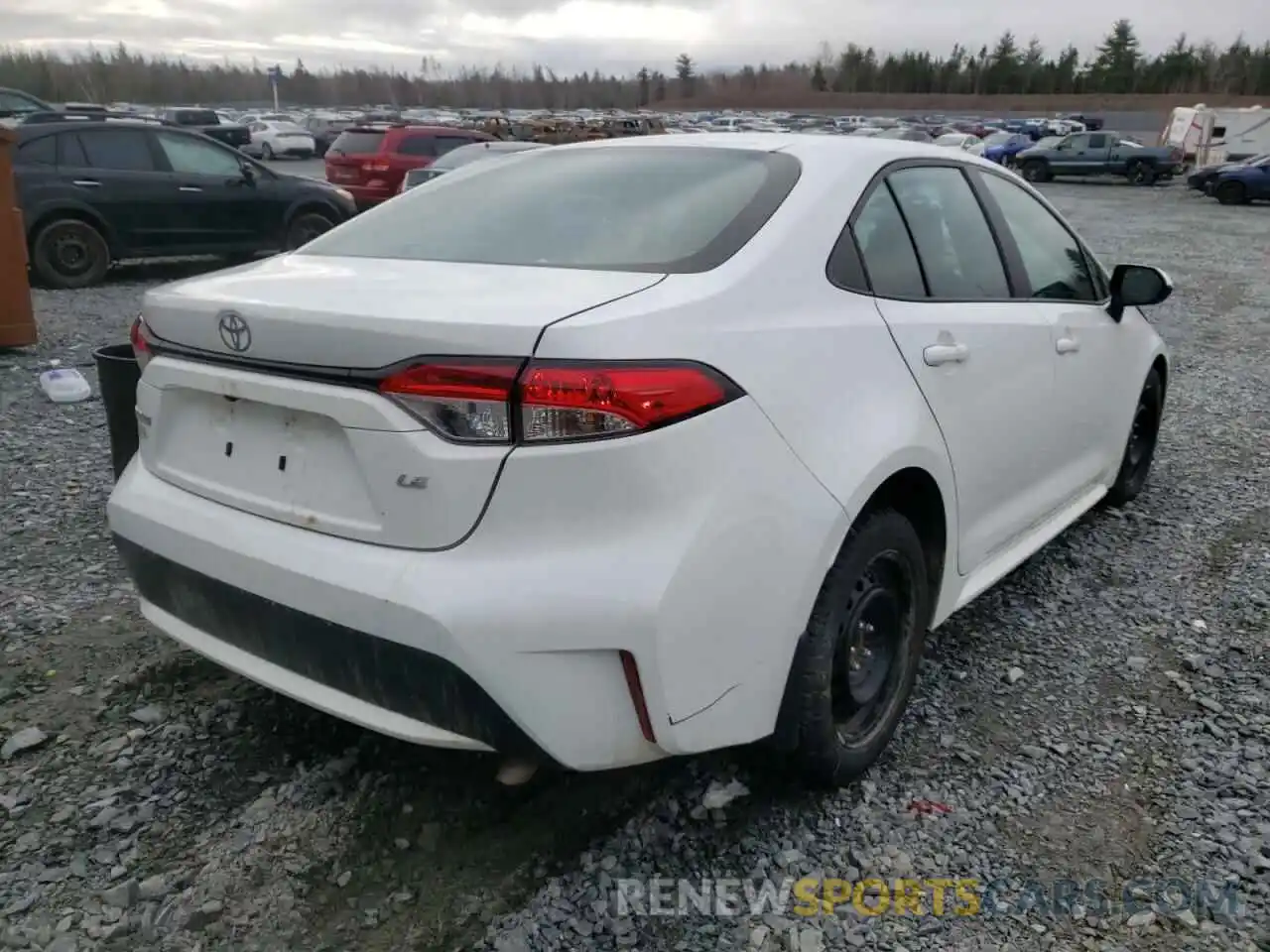 4 Photograph of a damaged car 5YFBPRBE3LP018309 TOYOTA COROLLA 2020