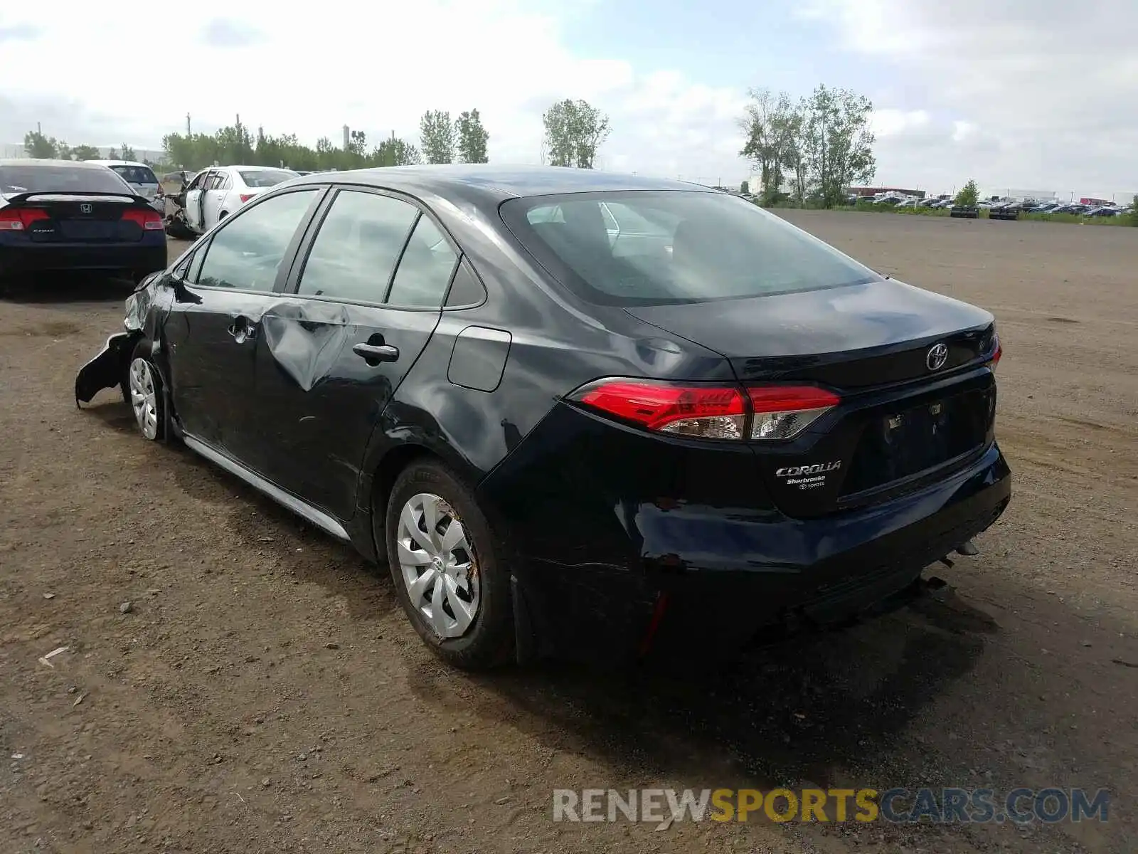 3 Photograph of a damaged car 5YFBPRBE3LP023445 TOYOTA COROLLA 2020