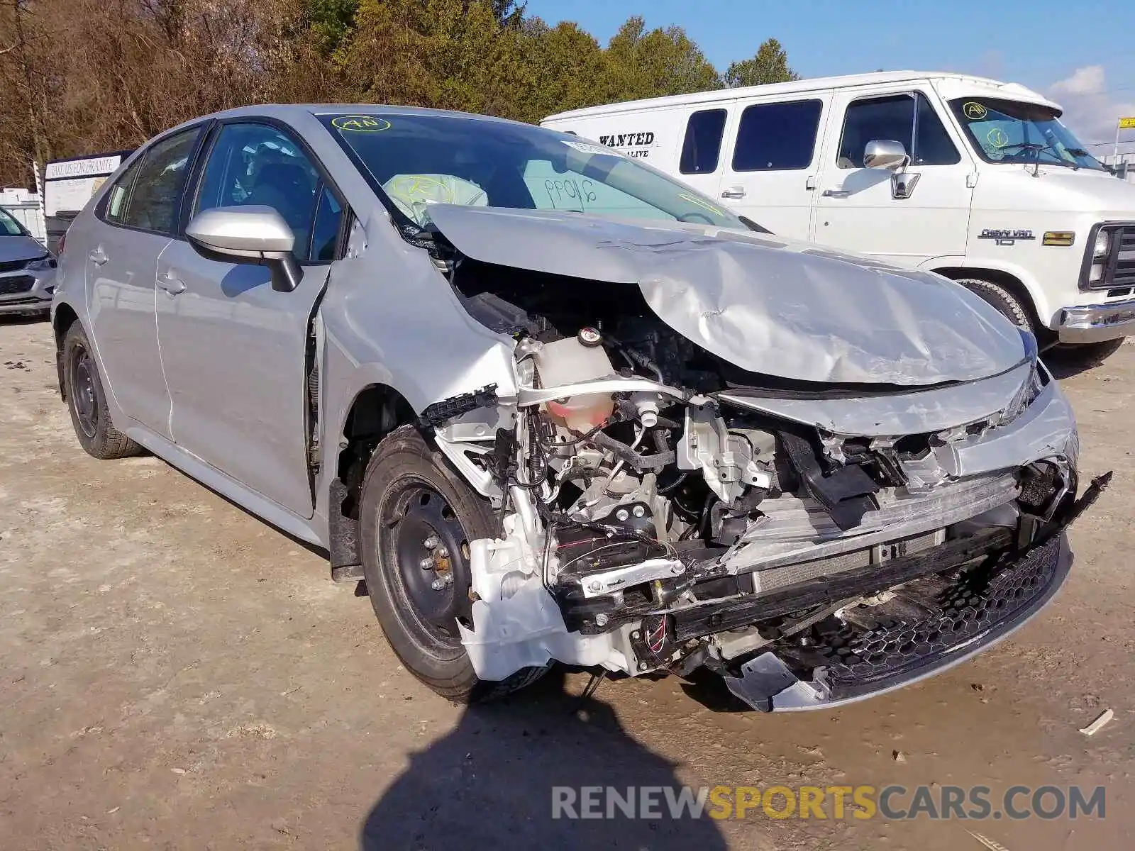 1 Photograph of a damaged car 5YFBPRBE3LP030055 TOYOTA COROLLA 2020