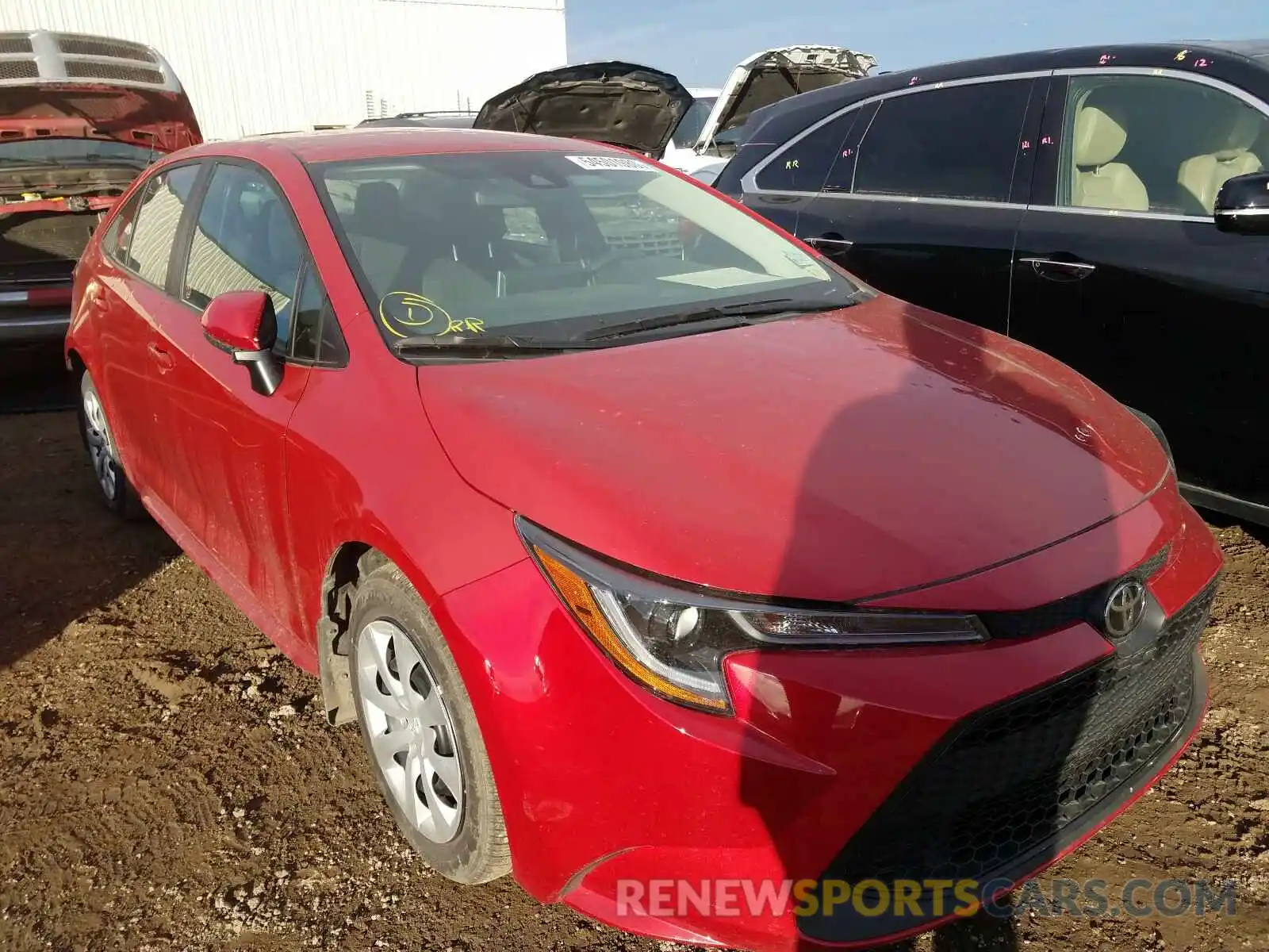 1 Photograph of a damaged car 5YFBPRBE3LP058700 TOYOTA COROLLA 2020