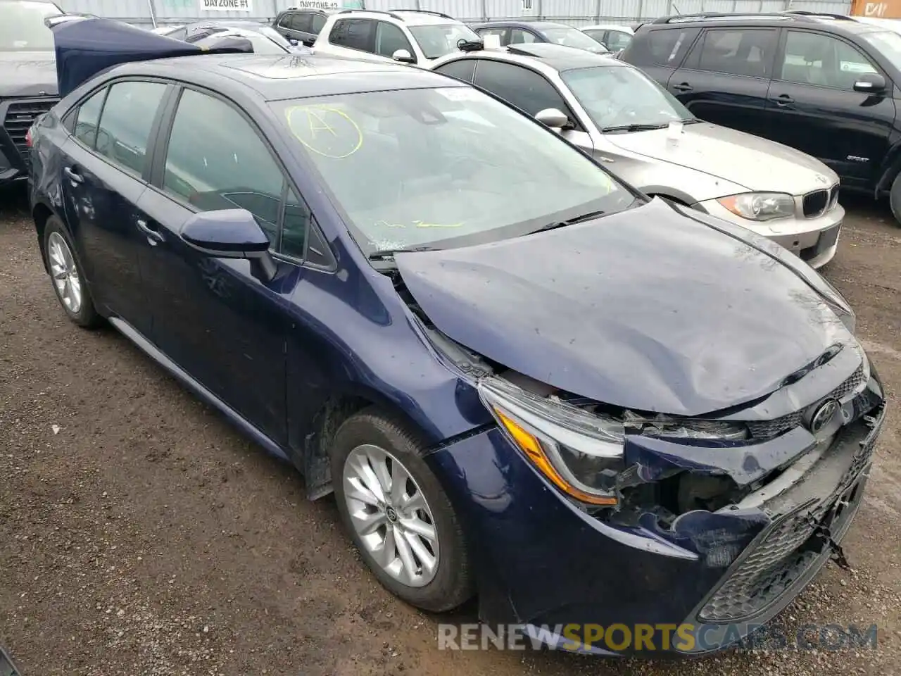 1 Photograph of a damaged car 5YFBPRBE3LP118295 TOYOTA COROLLA 2020