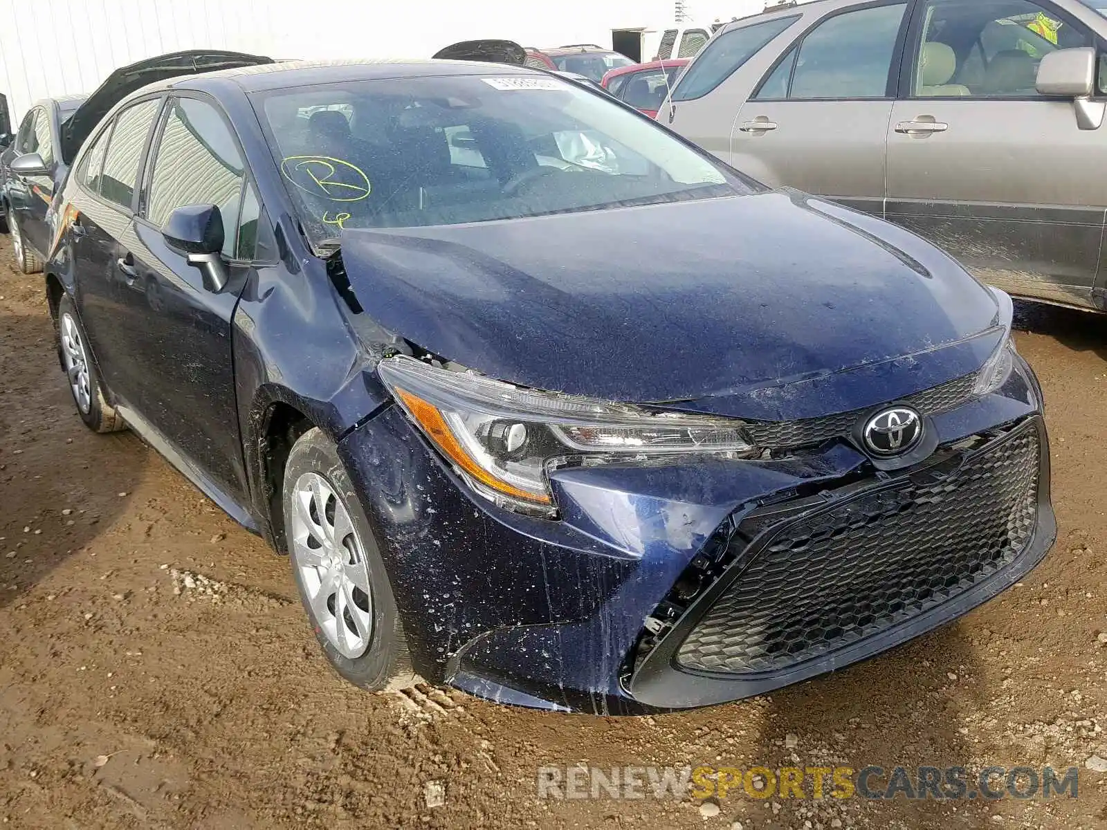 1 Photograph of a damaged car 5YFBPRBE4LP001843 TOYOTA COROLLA 2020