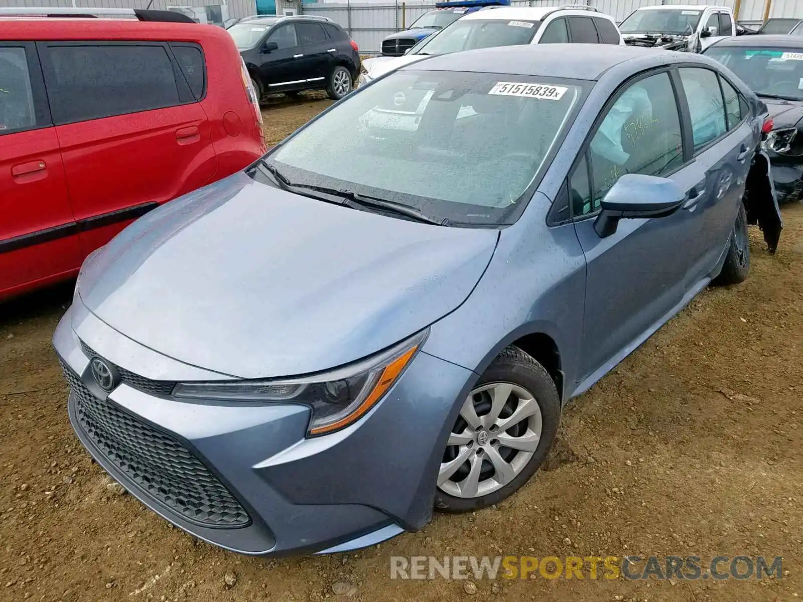 2 Photograph of a damaged car 5YFBPRBE4LP006072 TOYOTA COROLLA 2020