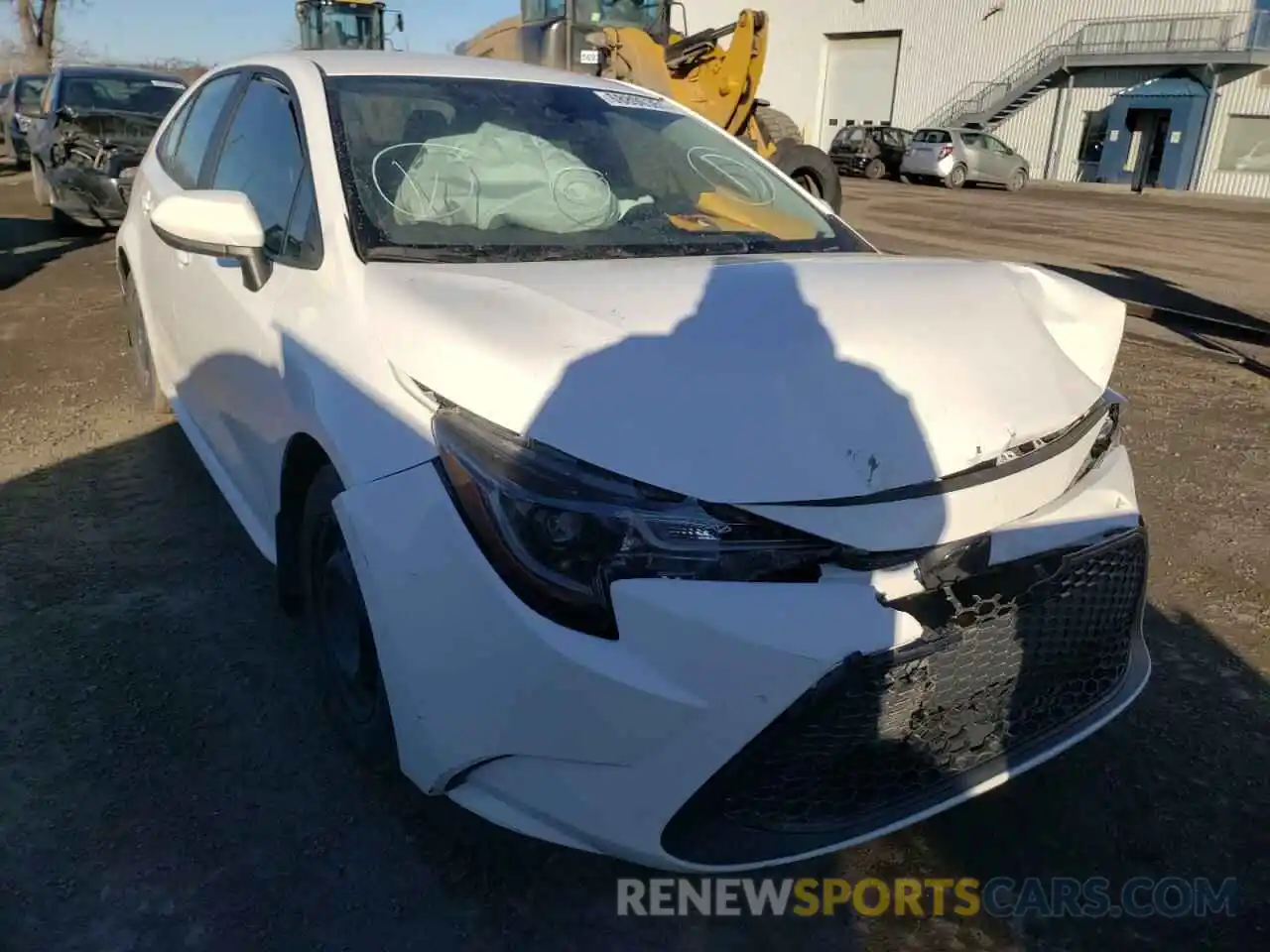 1 Photograph of a damaged car 5YFBPRBE4LP008579 TOYOTA COROLLA 2020