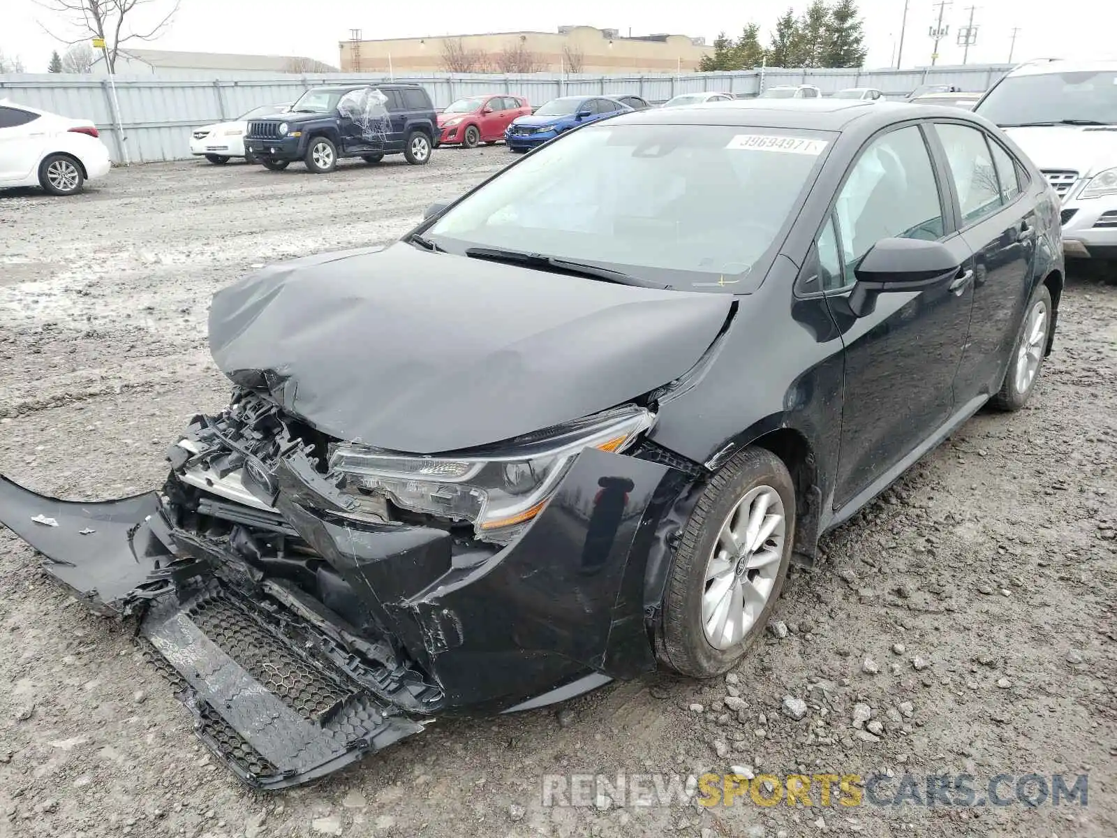 2 Photograph of a damaged car 5YFBPRBE4LP028671 TOYOTA COROLLA 2020