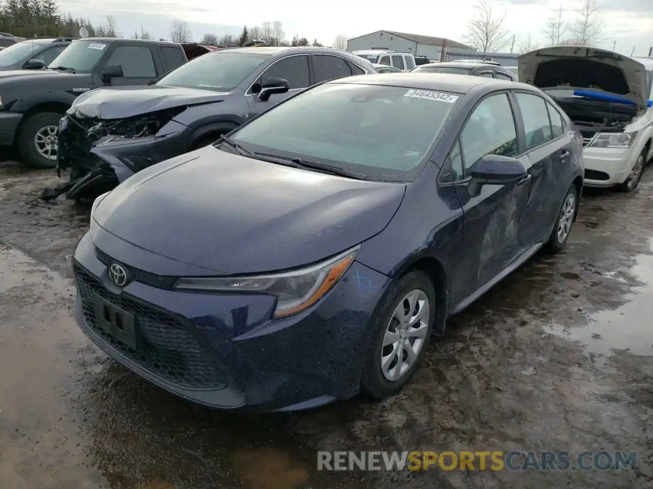 2 Photograph of a damaged car 5YFBPRBE4LP042179 TOYOTA COROLLA 2020