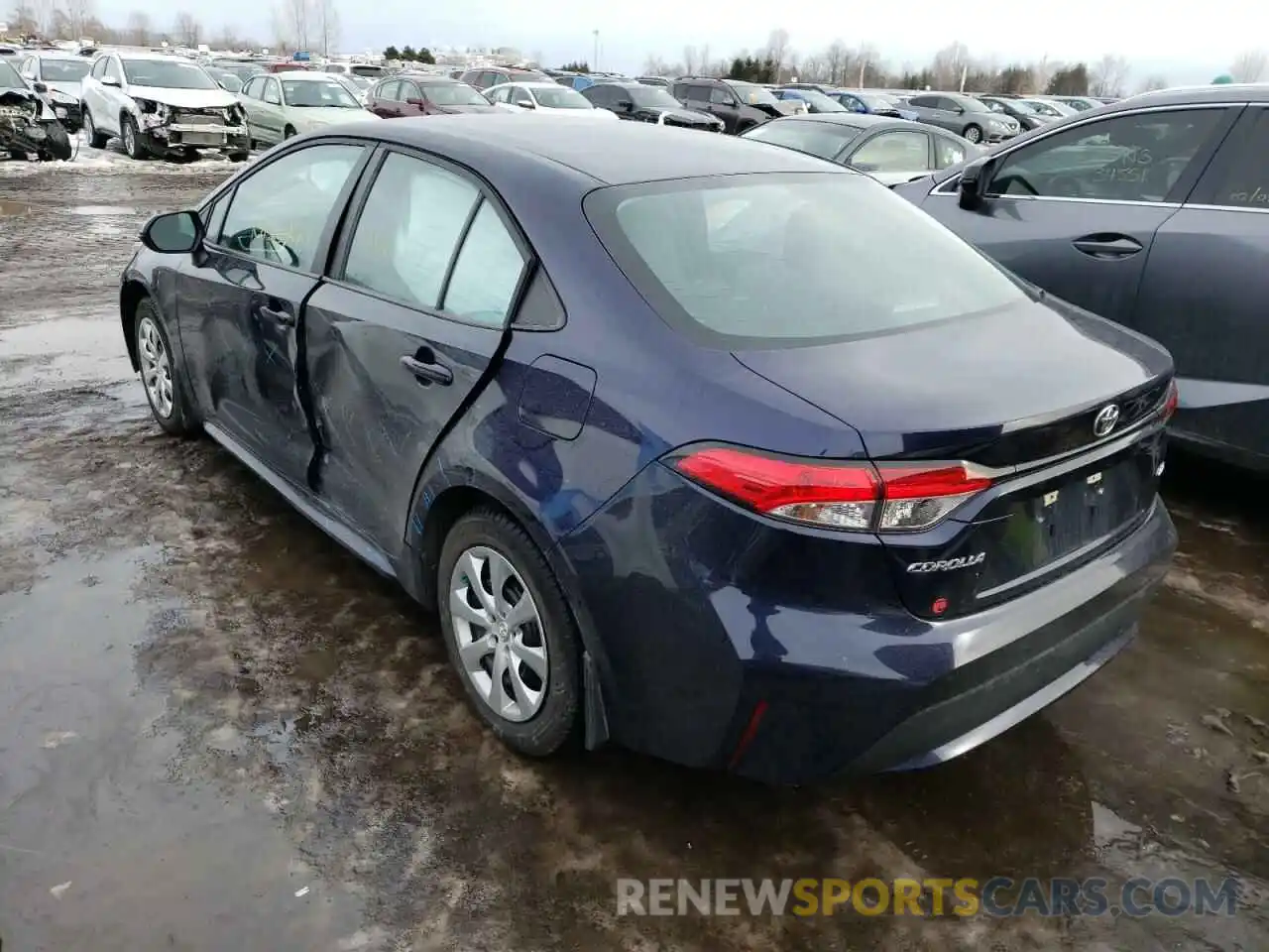 3 Photograph of a damaged car 5YFBPRBE4LP042179 TOYOTA COROLLA 2020