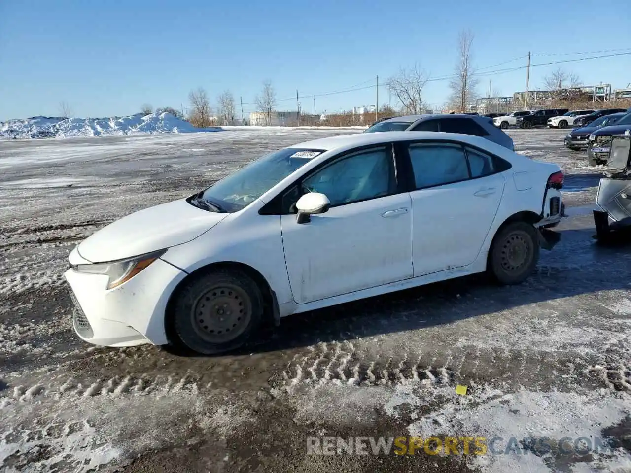 1 Photograph of a damaged car 5YFBPRBE4LP075215 TOYOTA COROLLA 2020