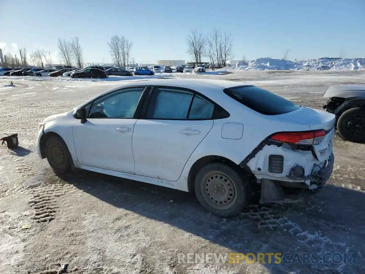 2 Photograph of a damaged car 5YFBPRBE4LP075215 TOYOTA COROLLA 2020