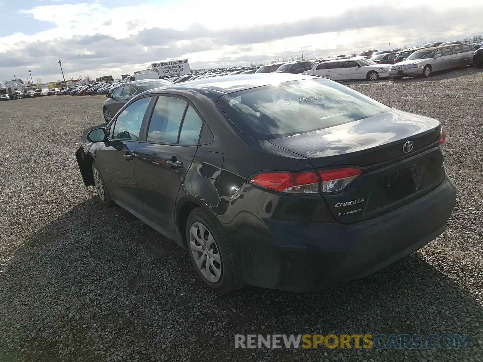 3 Photograph of a damaged car 5YFBPRBE4LP113106 TOYOTA COROLLA 2020