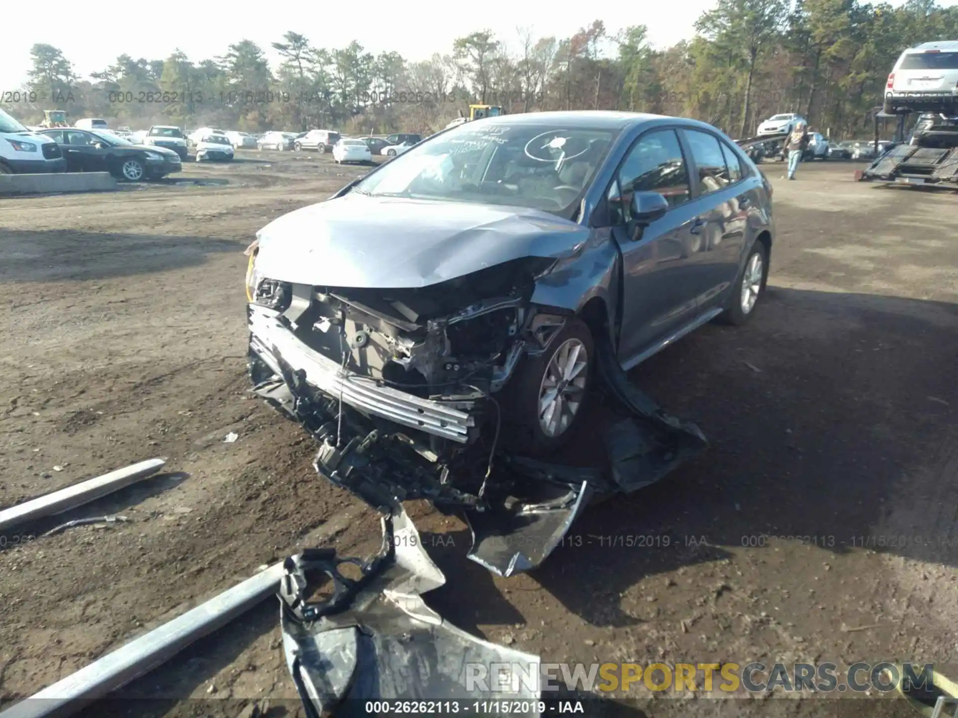 2 Photograph of a damaged car 5YFBPRBE5LP012897 TOYOTA COROLLA 2020