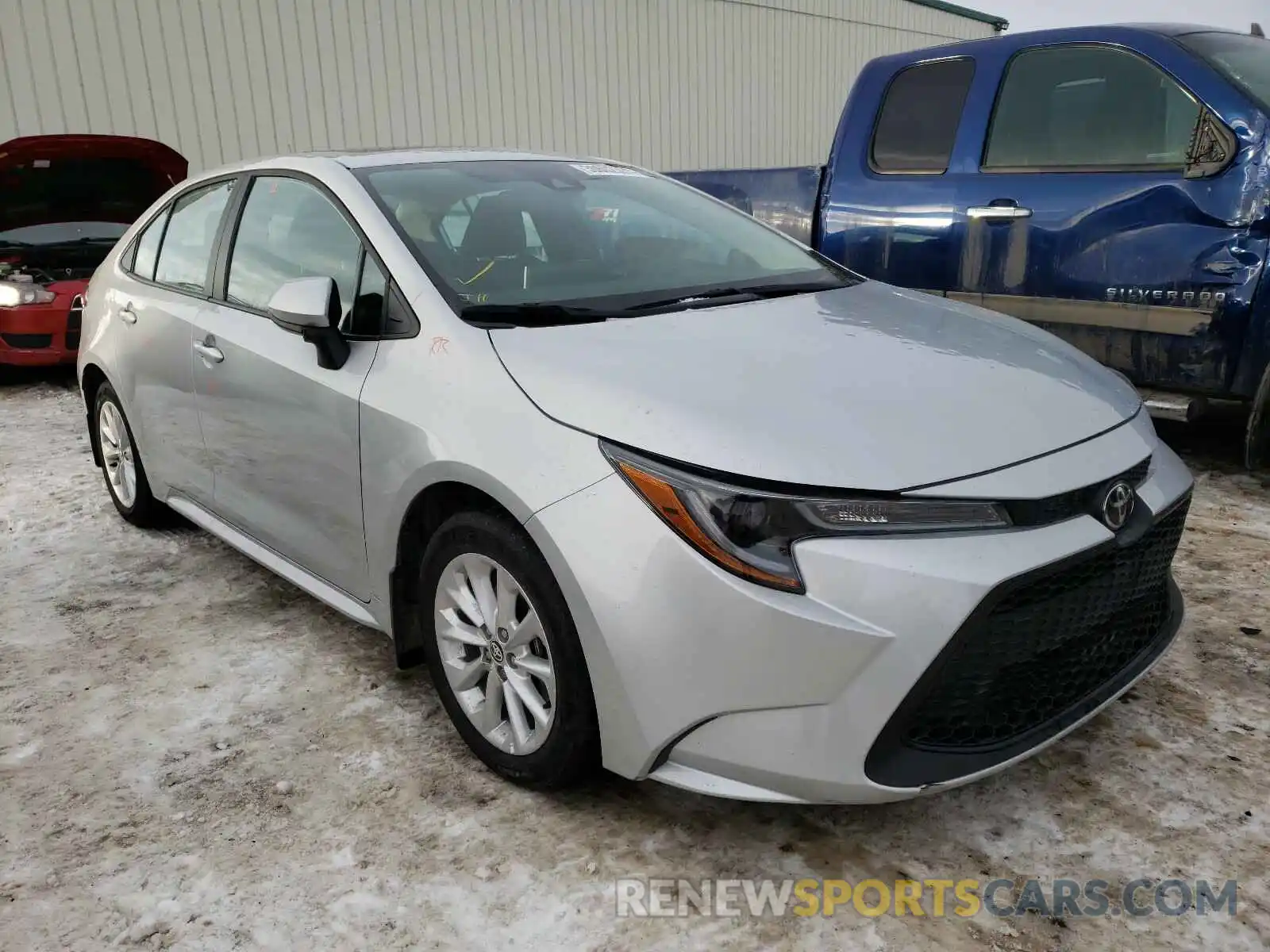 1 Photograph of a damaged car 5YFBPRBE5LP029389 TOYOTA COROLLA 2020