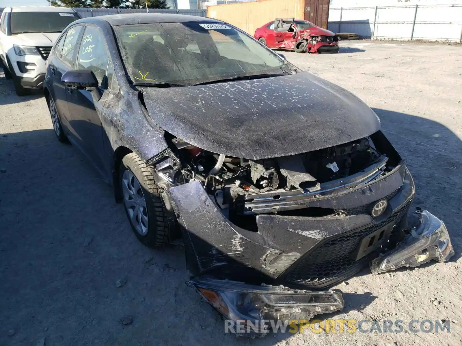 1 Photograph of a damaged car 5YFBPRBE5LP030994 TOYOTA COROLLA 2020