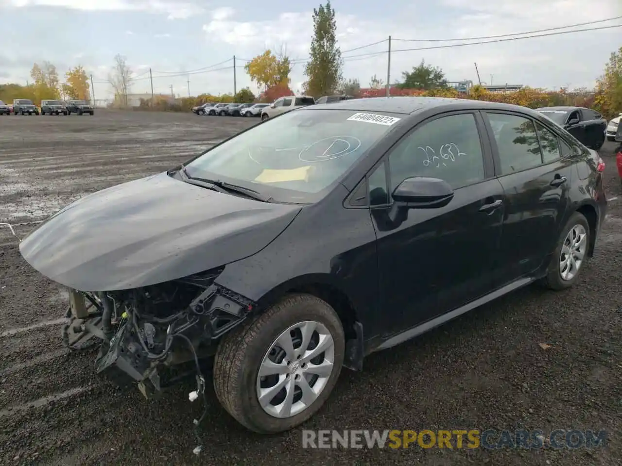 2 Photograph of a damaged car 5YFBPRBE5LP049089 TOYOTA COROLLA 2020