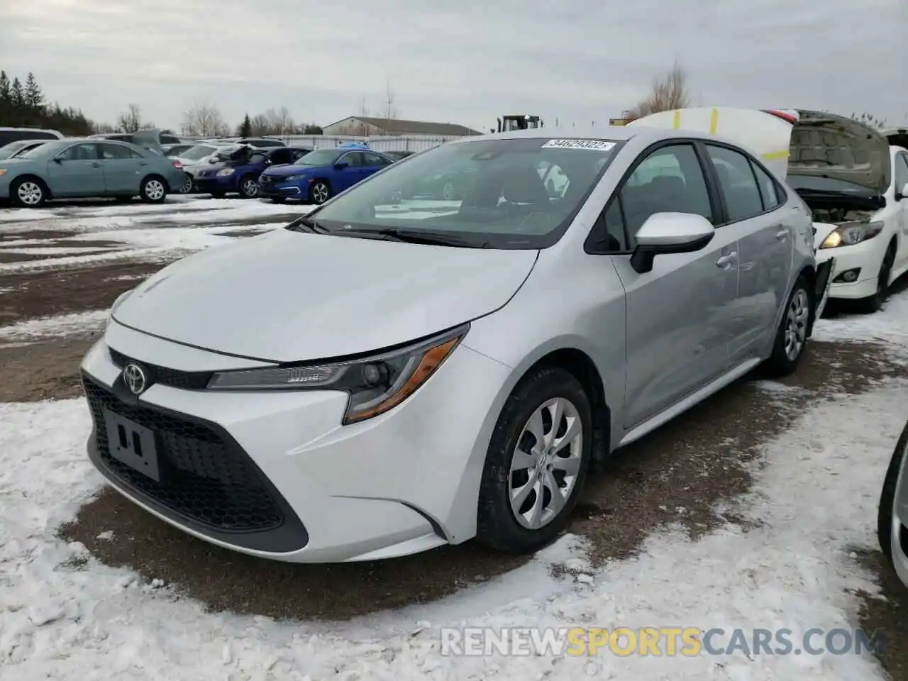 2 Photograph of a damaged car 5YFBPRBE5LP068032 TOYOTA COROLLA 2020