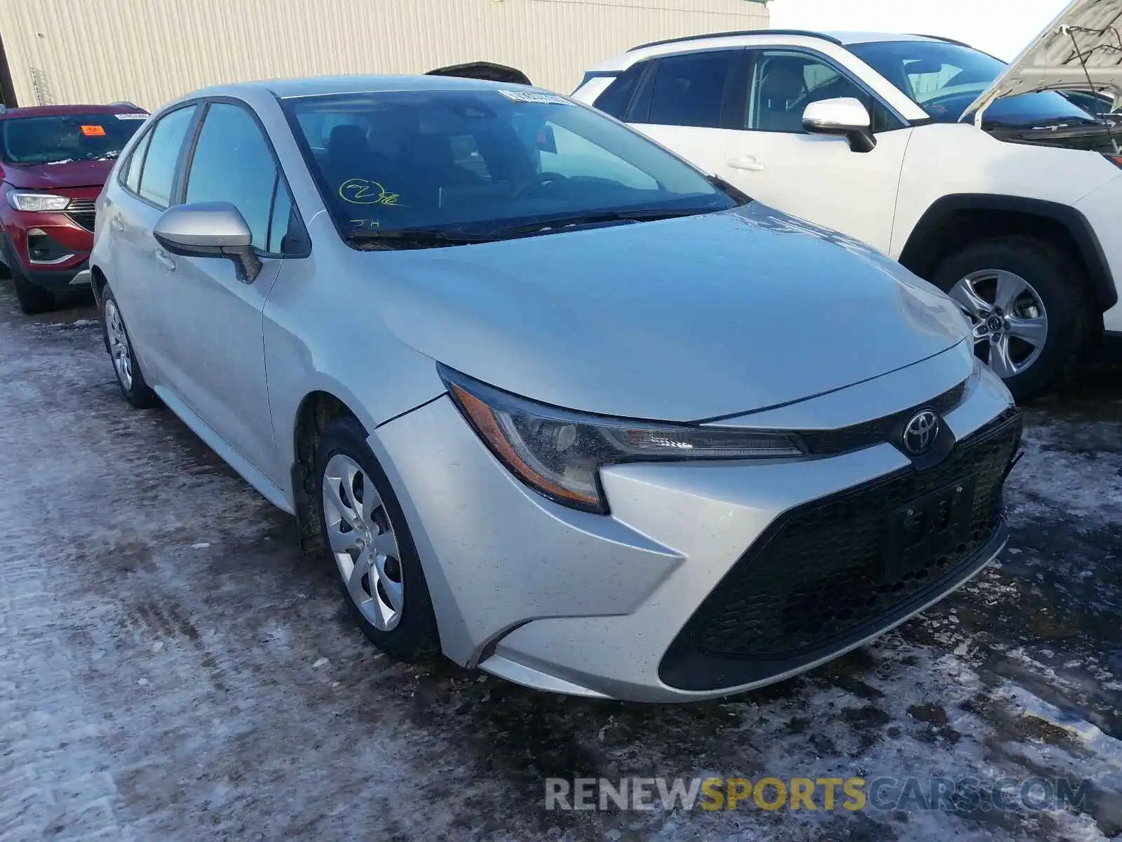 1 Photograph of a damaged car 5YFBPRBE6LP010219 TOYOTA COROLLA 2020