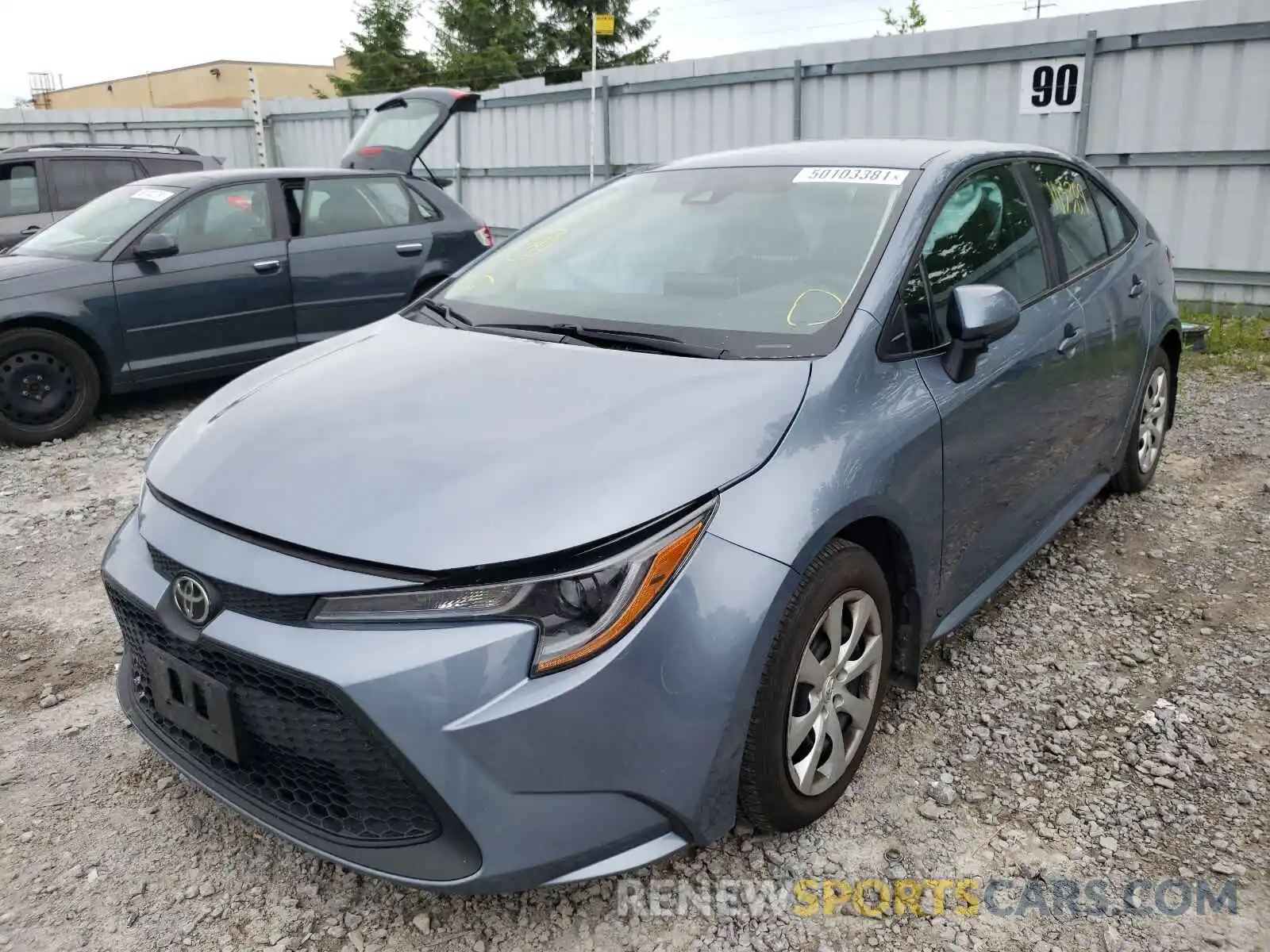 2 Photograph of a damaged car 5YFBPRBE6LP038800 TOYOTA COROLLA 2020