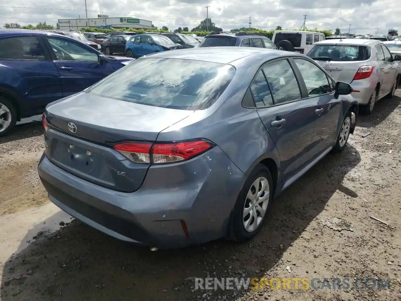 4 Photograph of a damaged car 5YFBPRBE6LP140159 TOYOTA COROLLA 2020