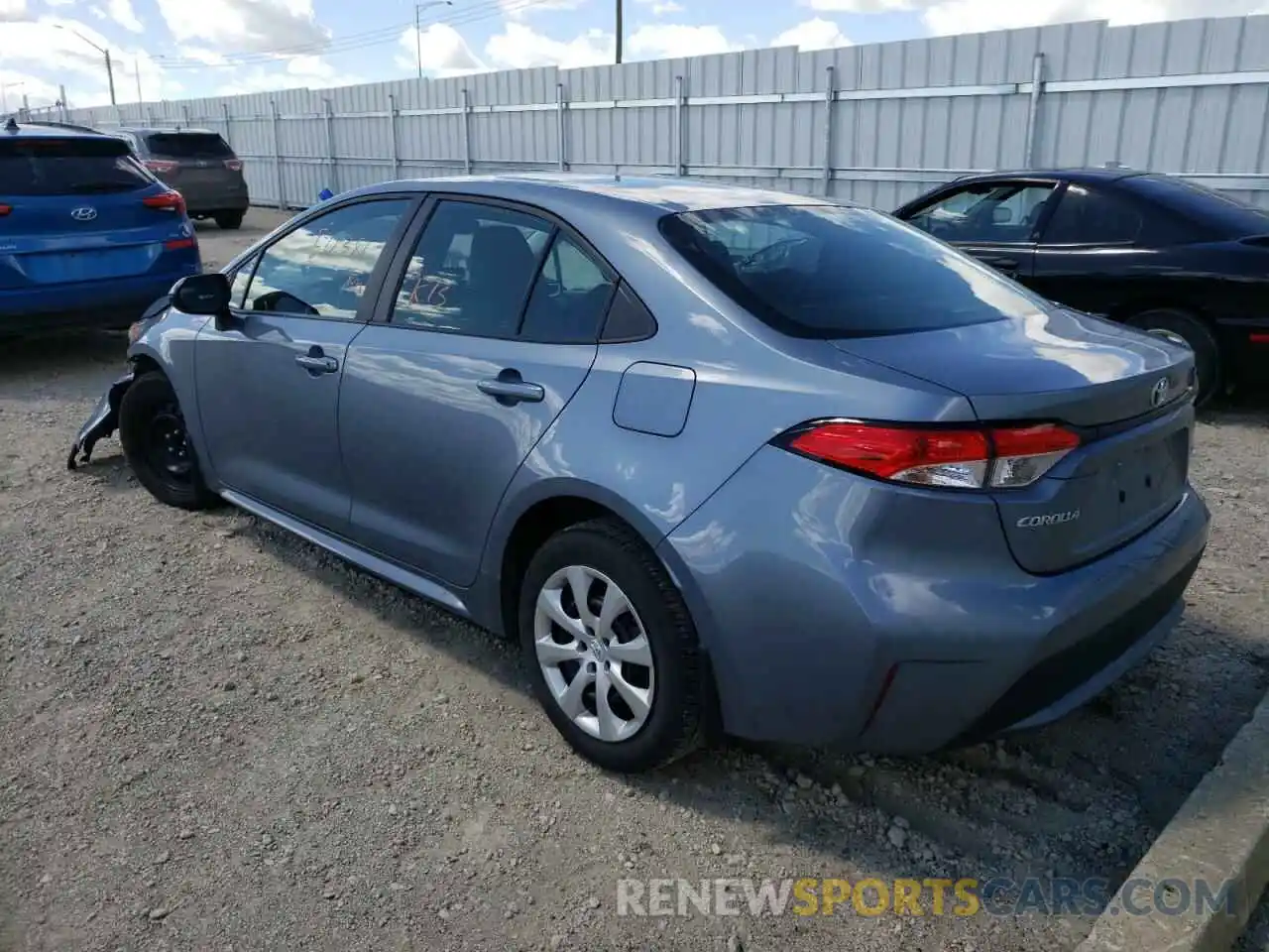 3 Photograph of a damaged car 5YFBPRBE7LP008401 TOYOTA COROLLA 2020