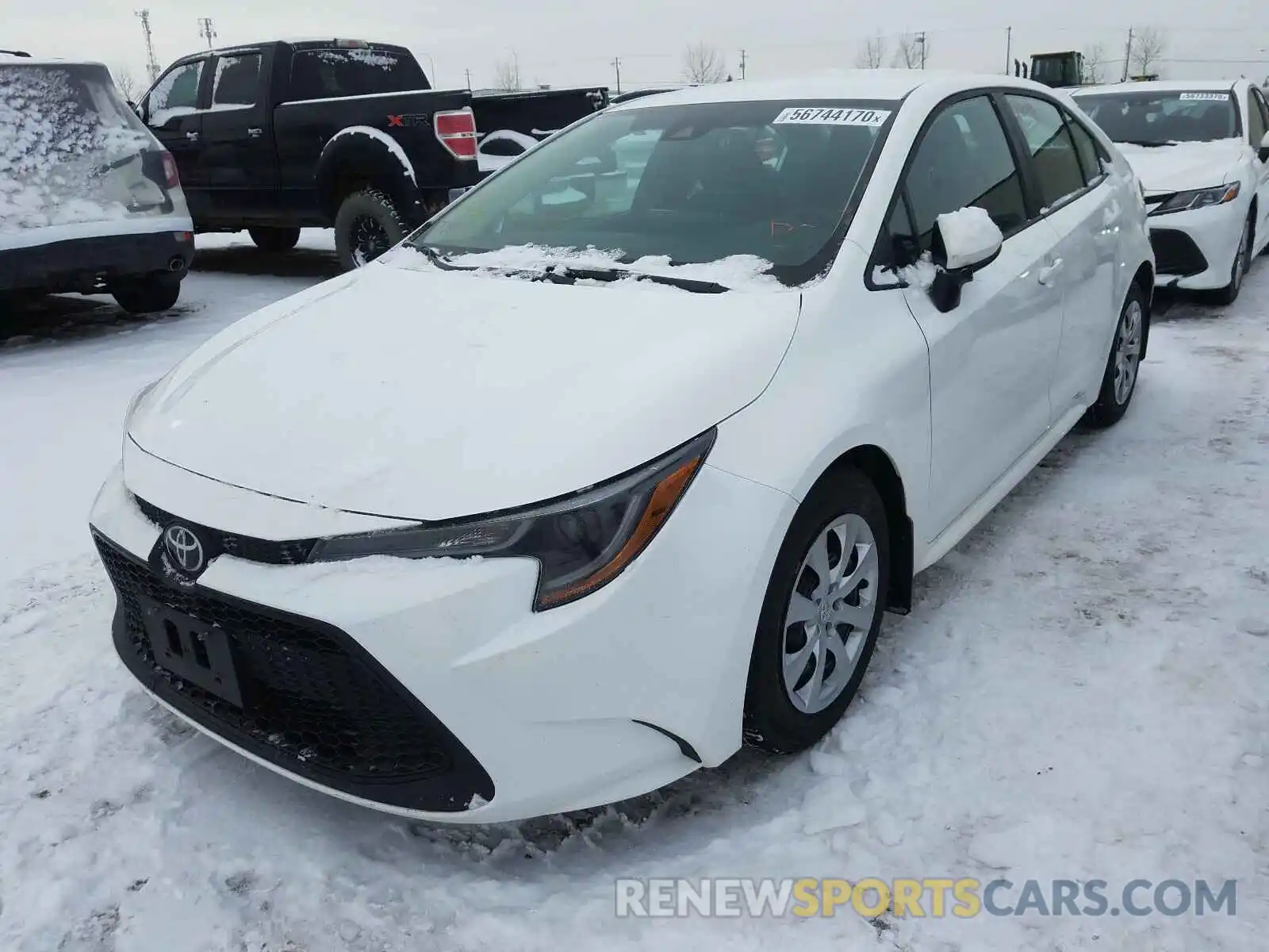 2 Photograph of a damaged car 5YFBPRBE7LP010410 TOYOTA COROLLA 2020