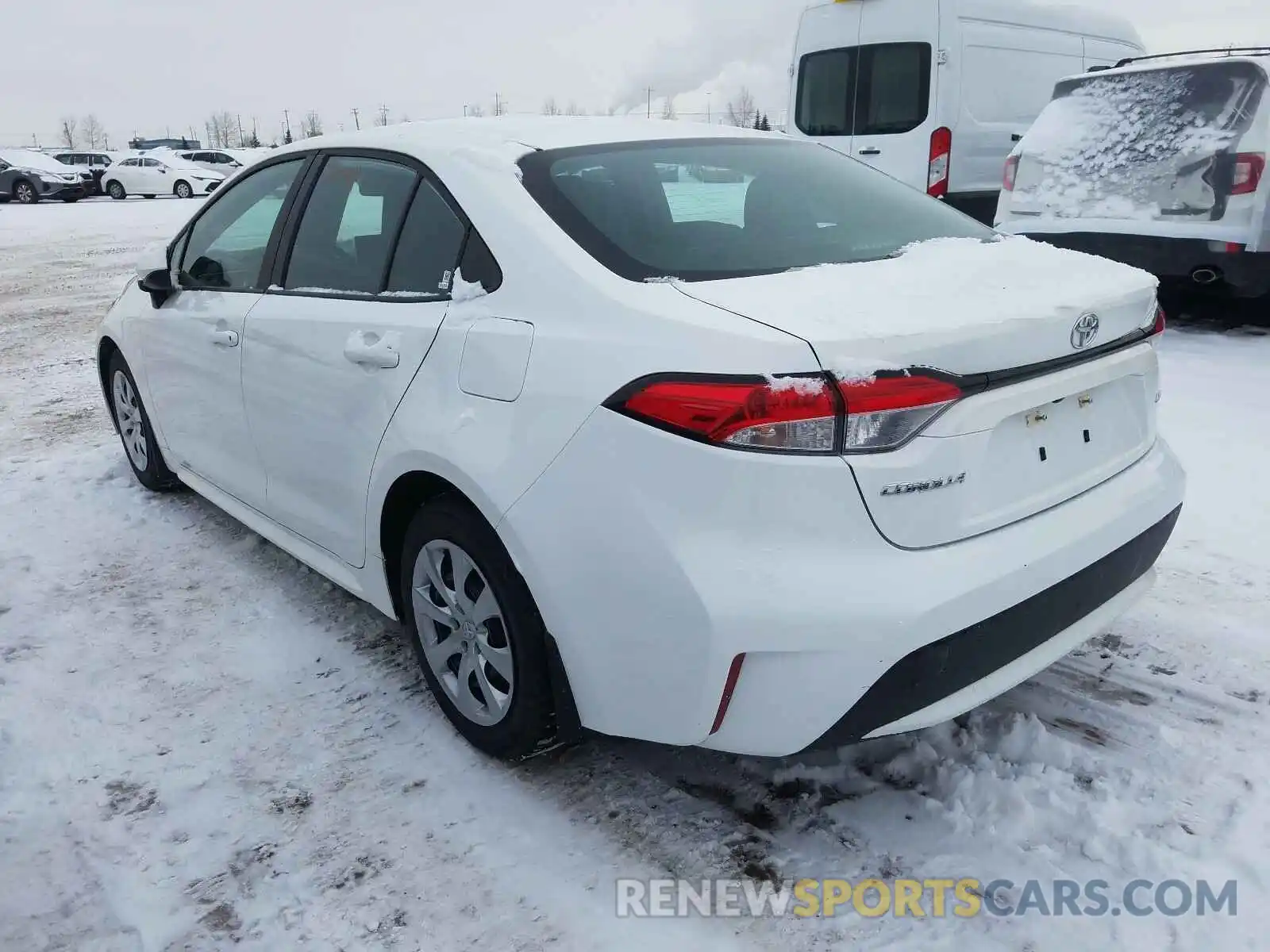 3 Photograph of a damaged car 5YFBPRBE7LP010410 TOYOTA COROLLA 2020