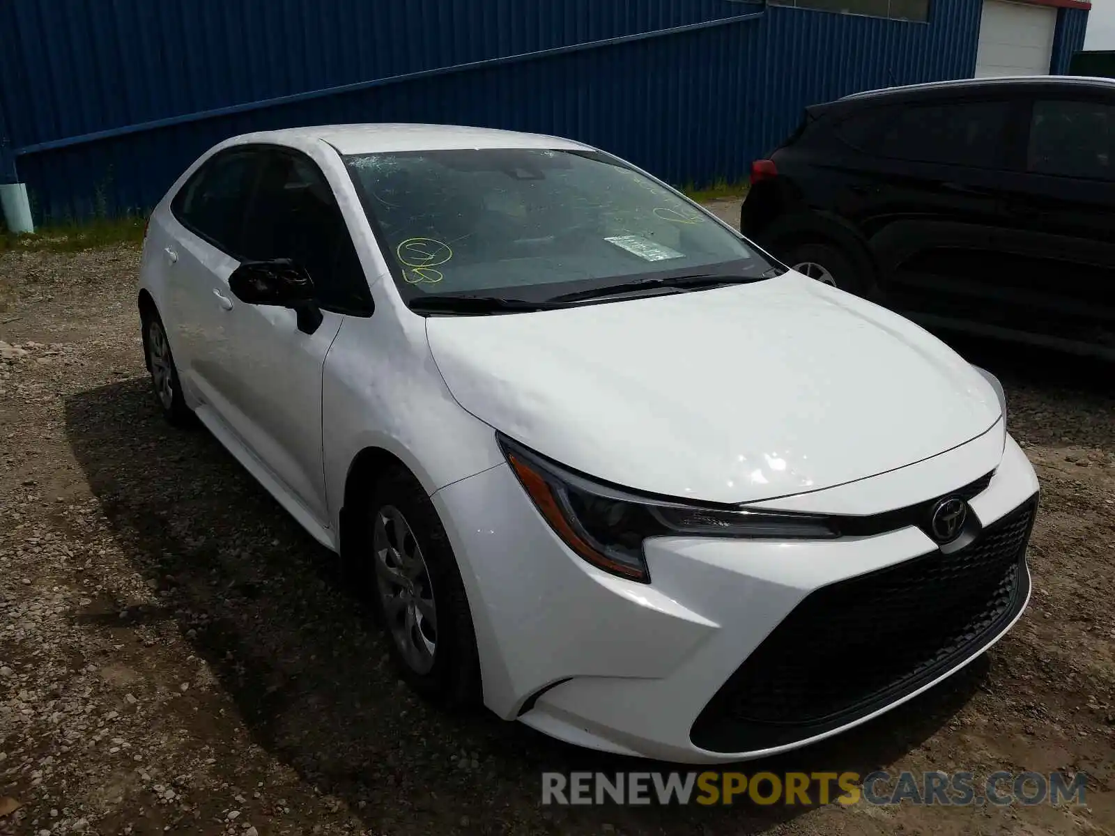 1 Photograph of a damaged car 5YFBPRBE7LP018457 TOYOTA COROLLA 2020