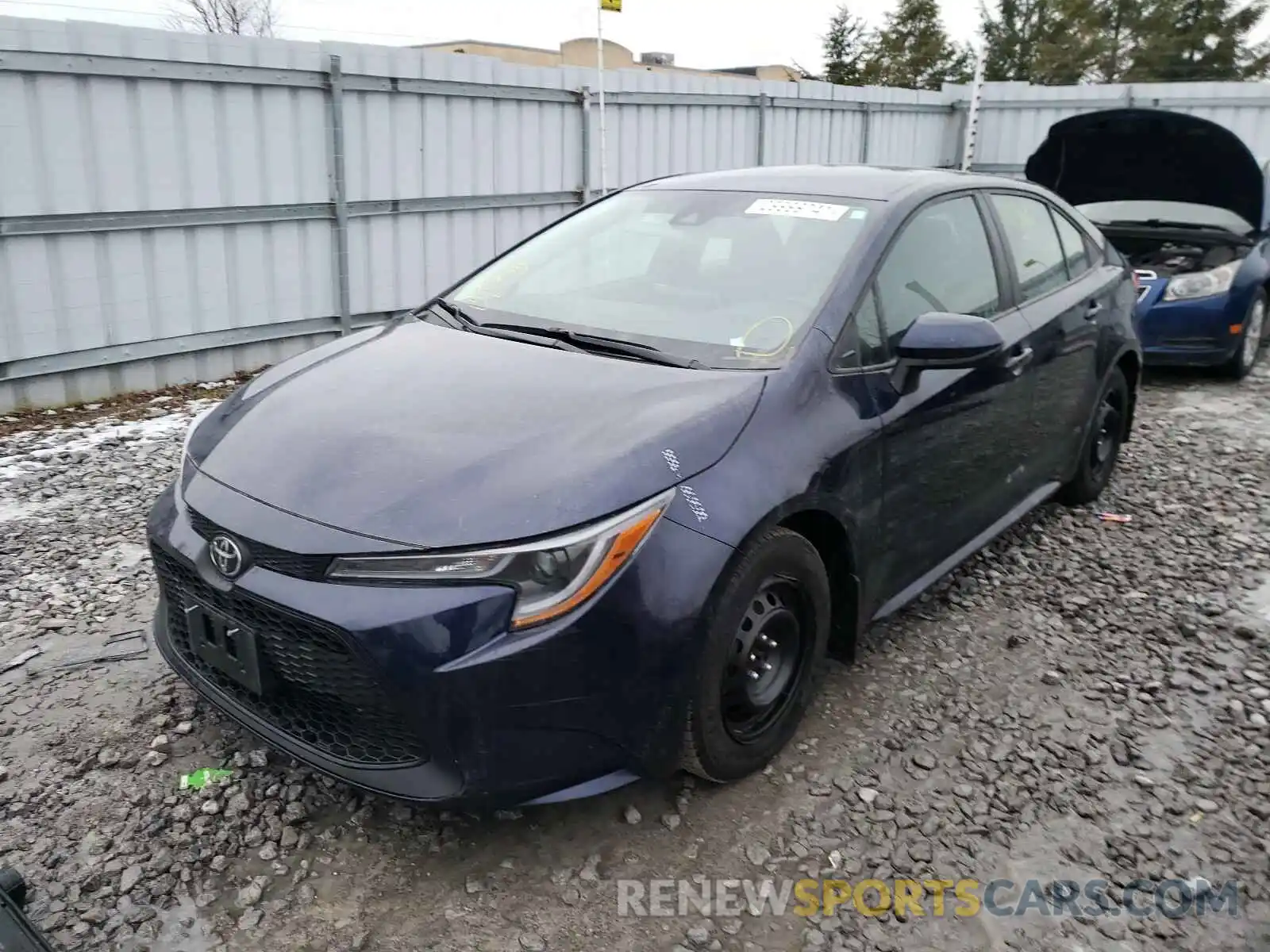 2 Photograph of a damaged car 5YFBPRBE7LP021553 TOYOTA COROLLA 2020