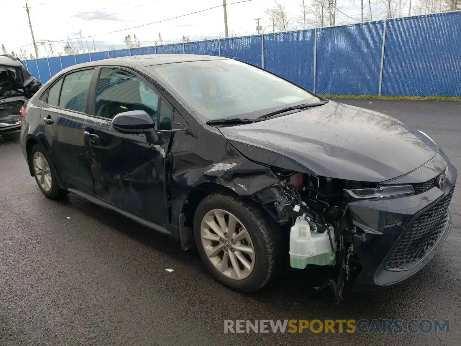 1 Photograph of a damaged car 5YFBPRBE7LP028034 TOYOTA COROLLA 2020