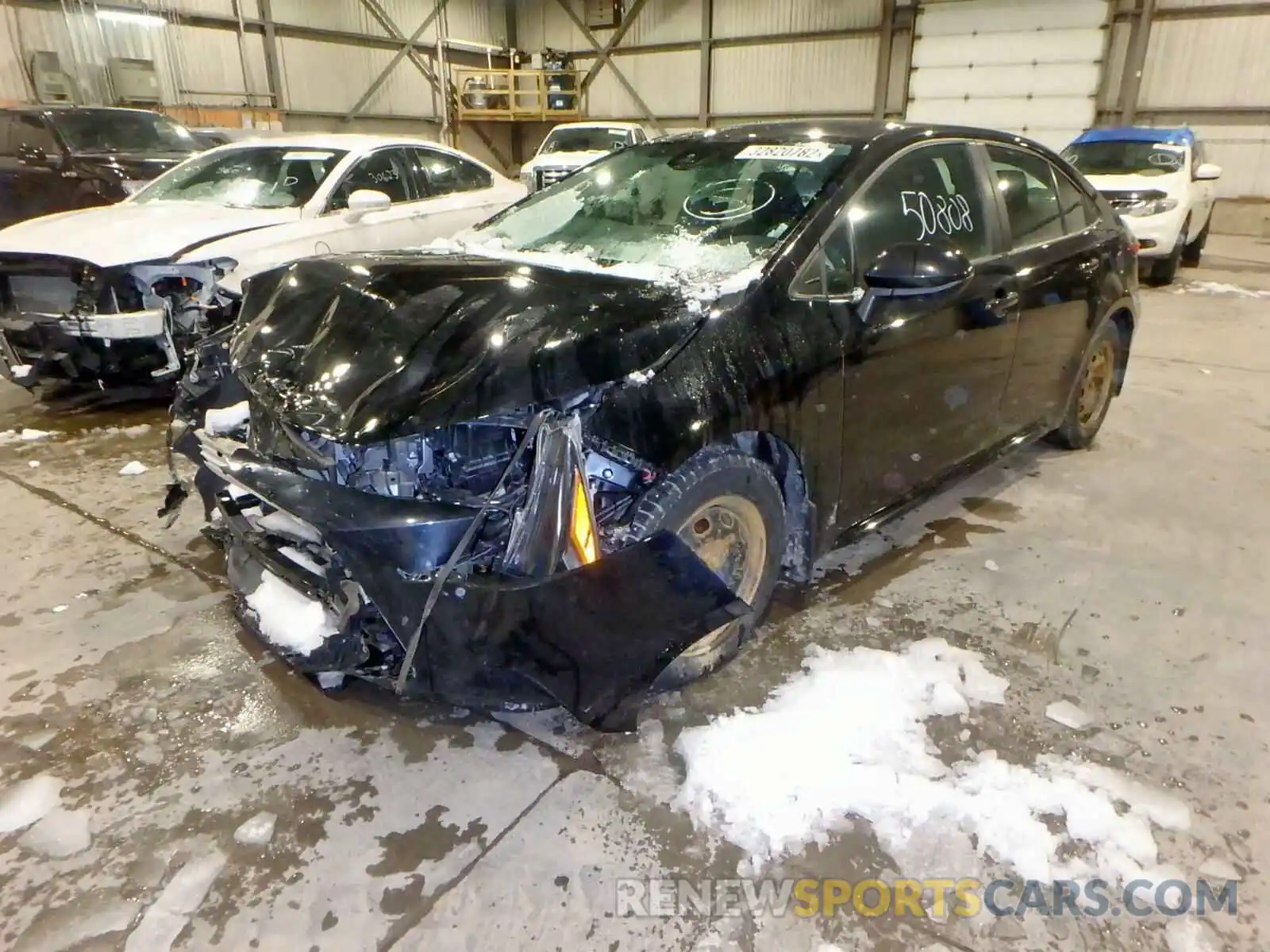 2 Photograph of a damaged car 5YFBPRBE7LP030446 TOYOTA COROLLA 2020